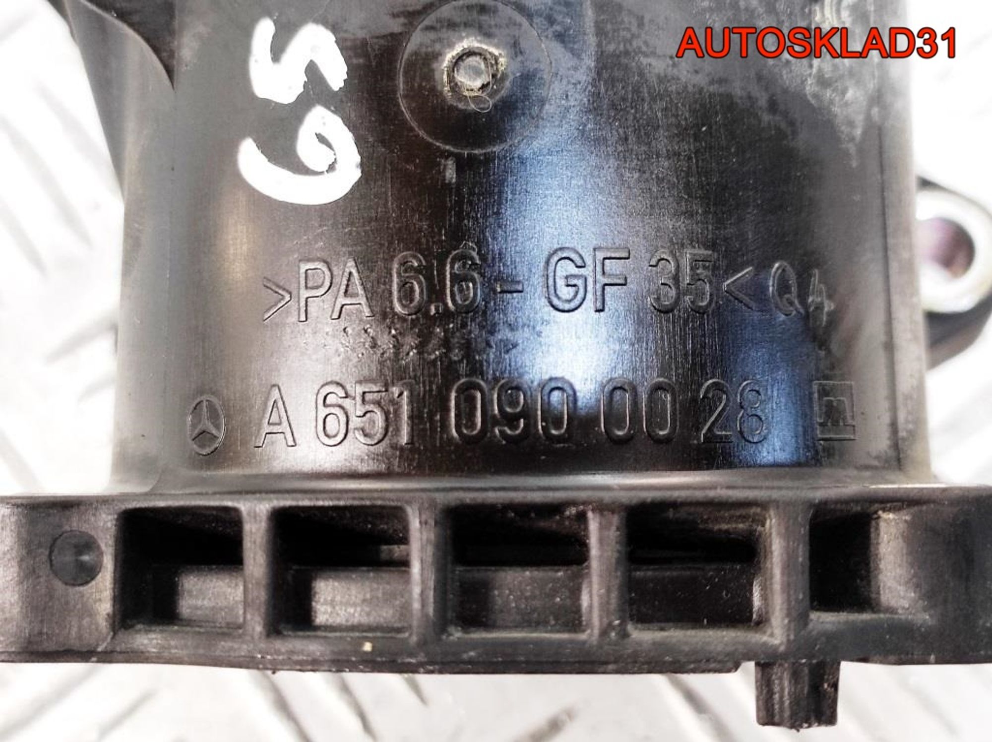 Воздуховод Mercedes X204 2,2 651.912 A6510900028, 1000 рублей, Дубовое