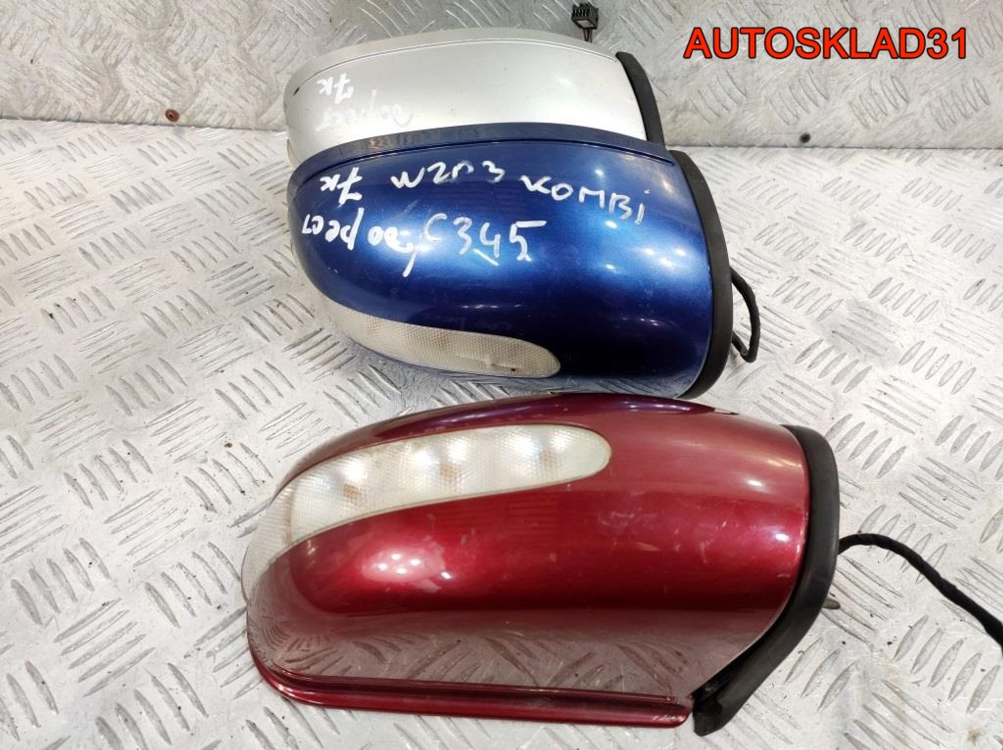 Зеркало правое 7 контактов Mercedes W203 413133418, 2300 рублей, Дубовое