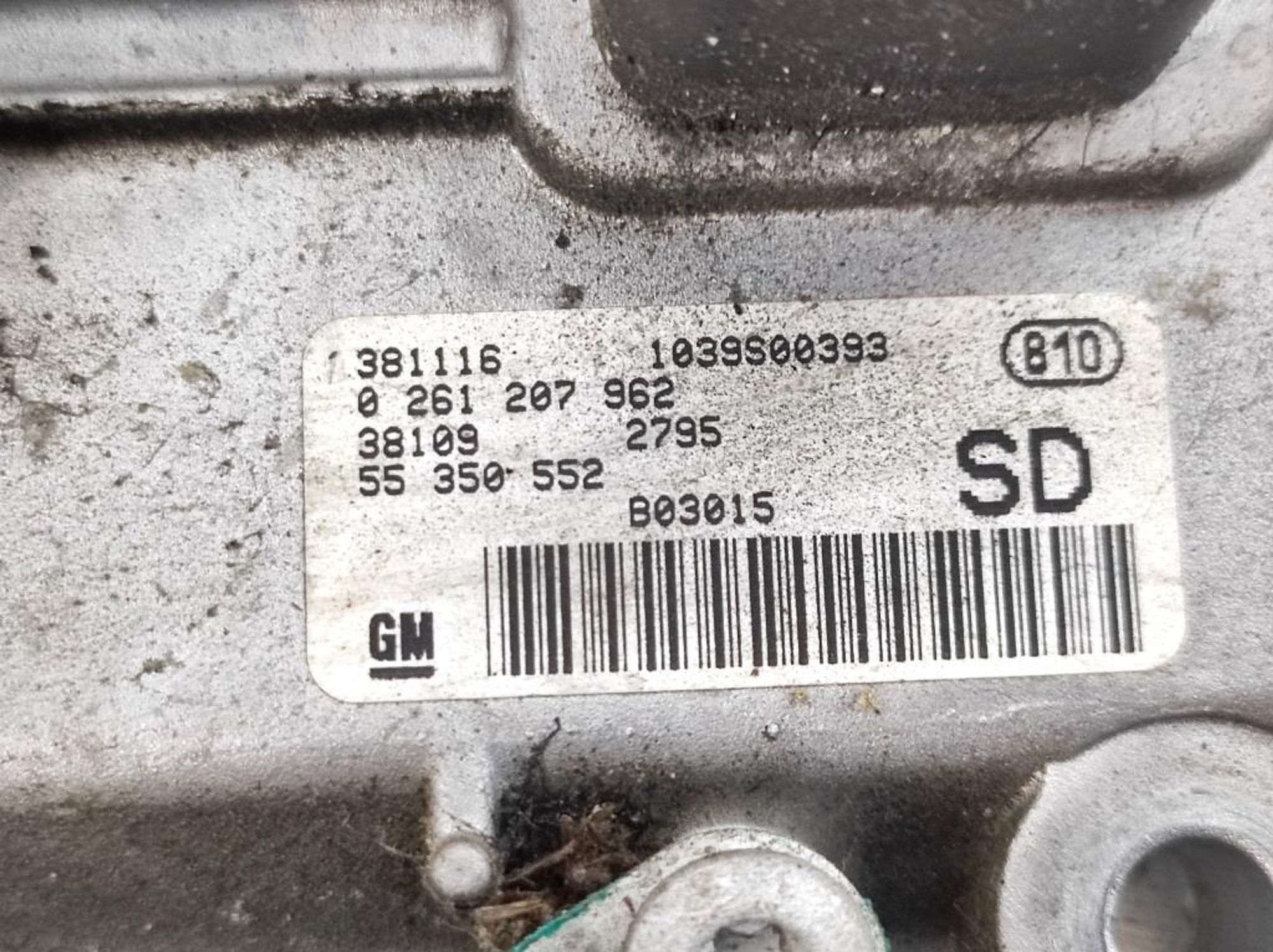 Блок ЭБУ Opel Corsa C 1,2 Z12XE 55350552 Бензин, 4000 рублей, Дубовое