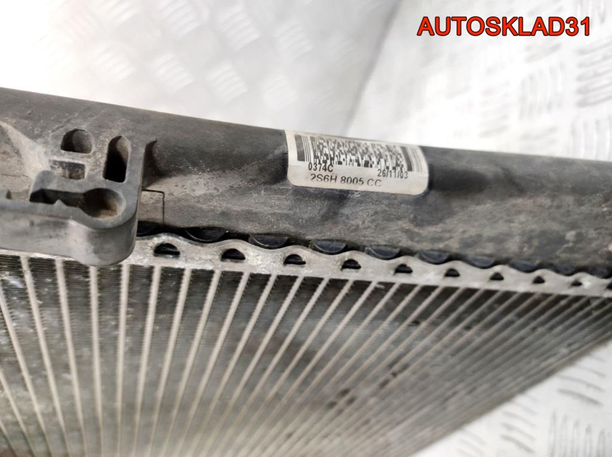 Радиатор основной Ford Fusion 1,4 Бензин 2S6H8005CC, 2000 рублей, Дубовое