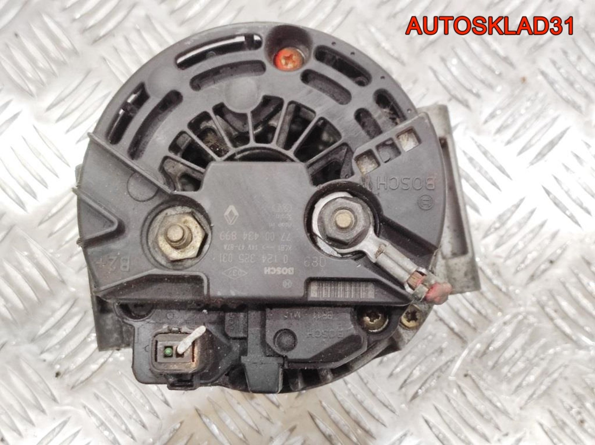 Генератор 87A Renault Megane 1 1,6 Бензин 7700434899 (Р), 5500 рублей, Дубовое