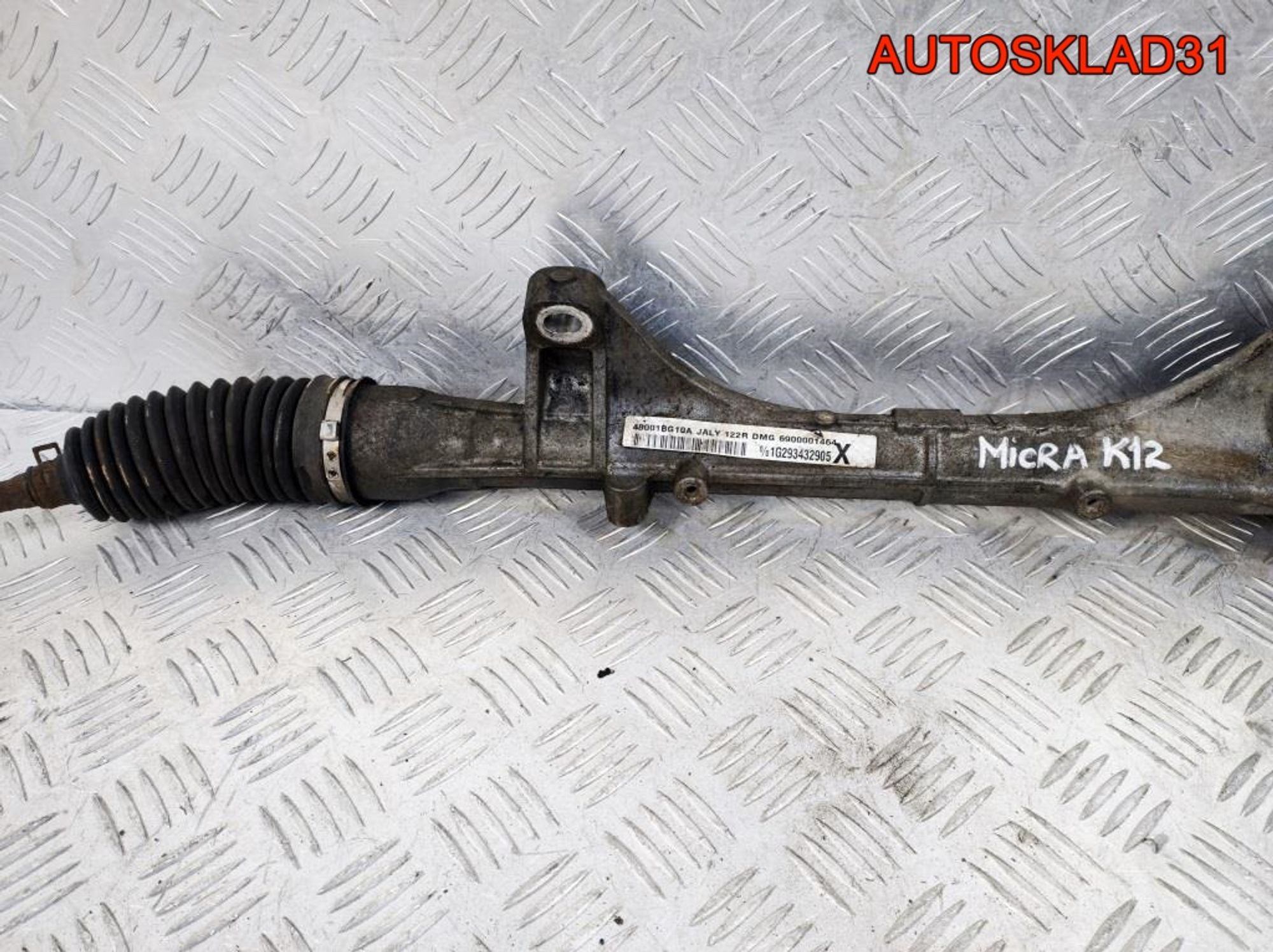 Рейка рулевая Nissan Micra K12E 48001BG10A, 9000 рублей, Дубовое