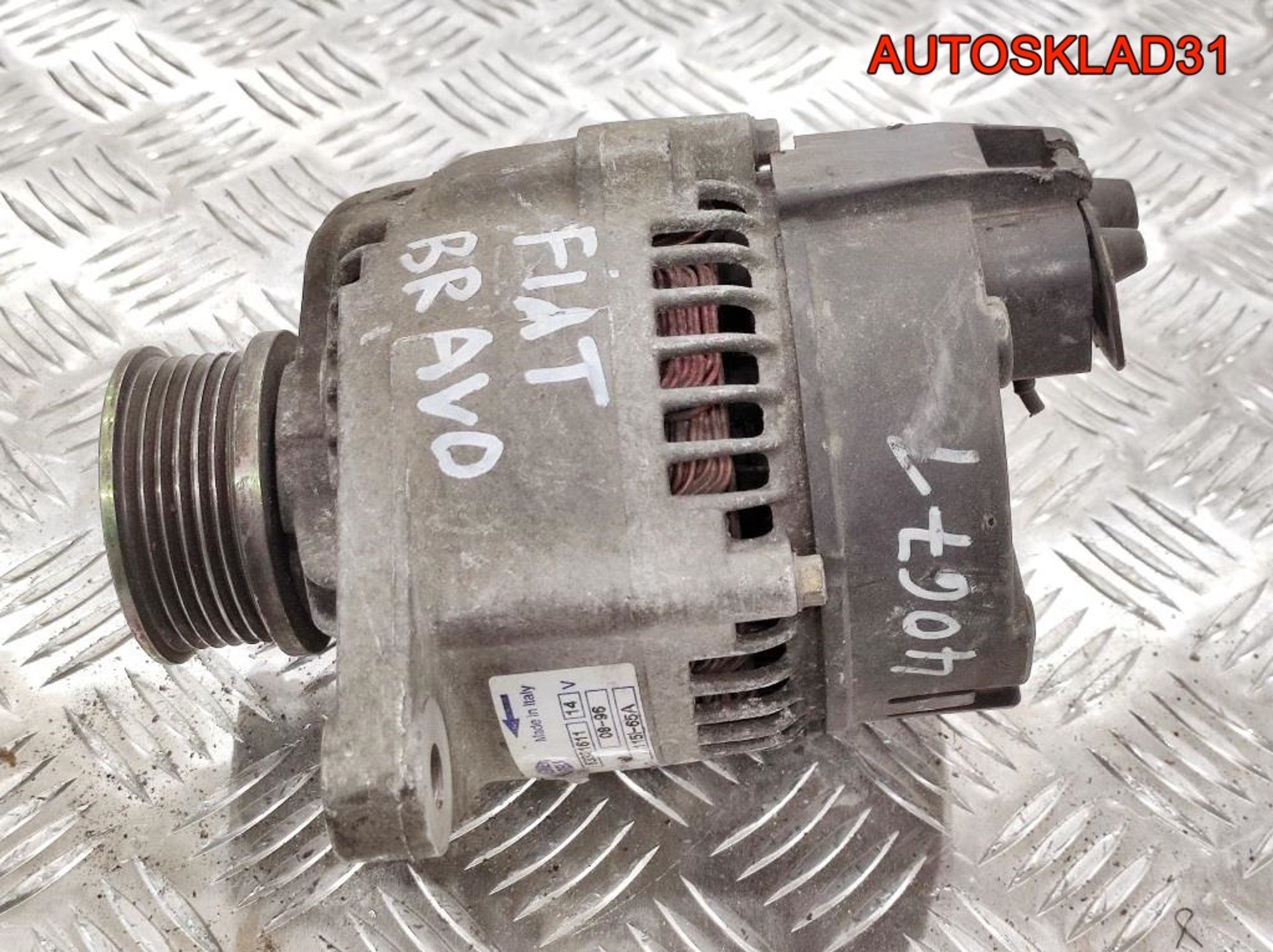 Генератор 65A Fiat Bravo 1,4 Бензин 63321611 (Р), 4000 рублей, Дубовое