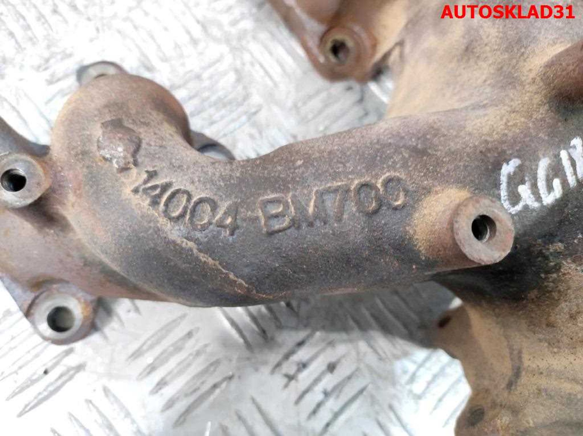 Коллектор выпускной Nissan Almera N16 1,8 QG18 Бензин 14004BM700, 500 рублей, Дубовое