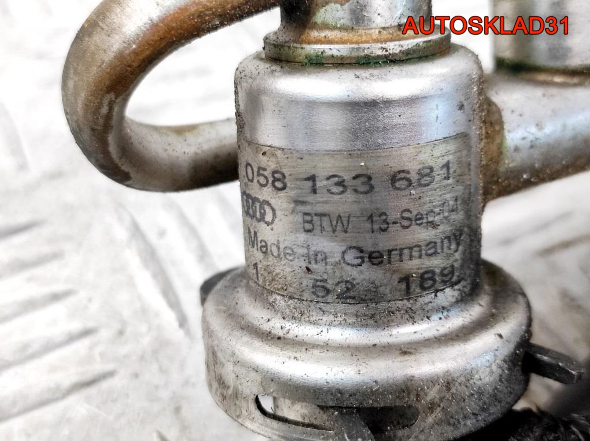 Рейка топливная Audi A4 B5 1,8 Бензин 058133681, 900 рублей, Дубовое