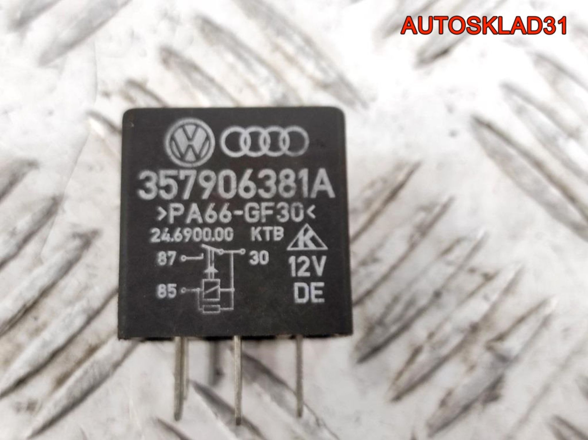 Реле №109 Volkswagen Golf 4 357906381A, 600 рублей, Дубовое