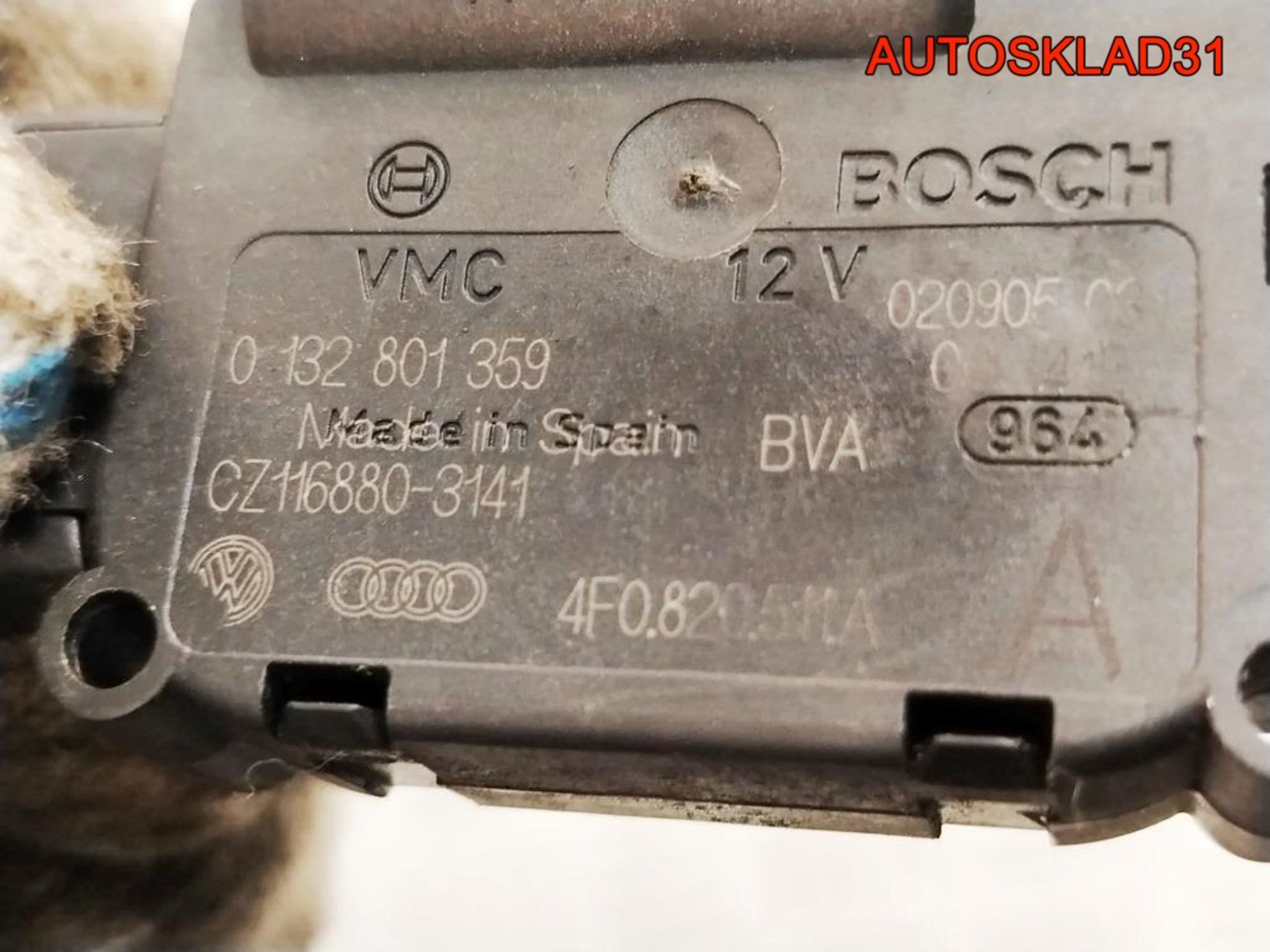 Сервопривод отопителя Audi A6 C6 4F0820511A, 600 рублей, Дубовое