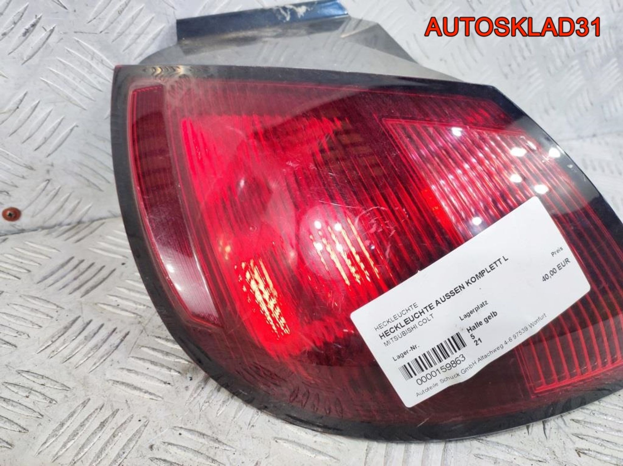 Фонарь задний левый Mitsubishi Colt MR957365, 2500 рублей, Дубовое