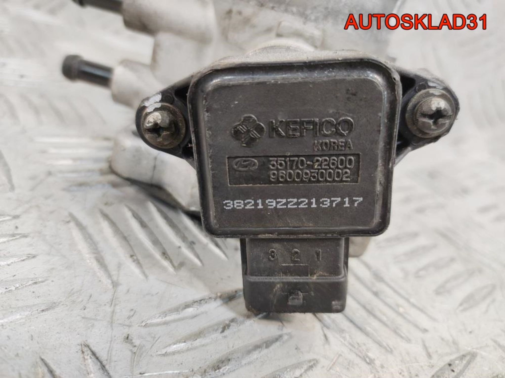 Дроссельная заслонка Hyundai Getz 1,3 G4EA 3510022700, 2300 рублей, Дубовое