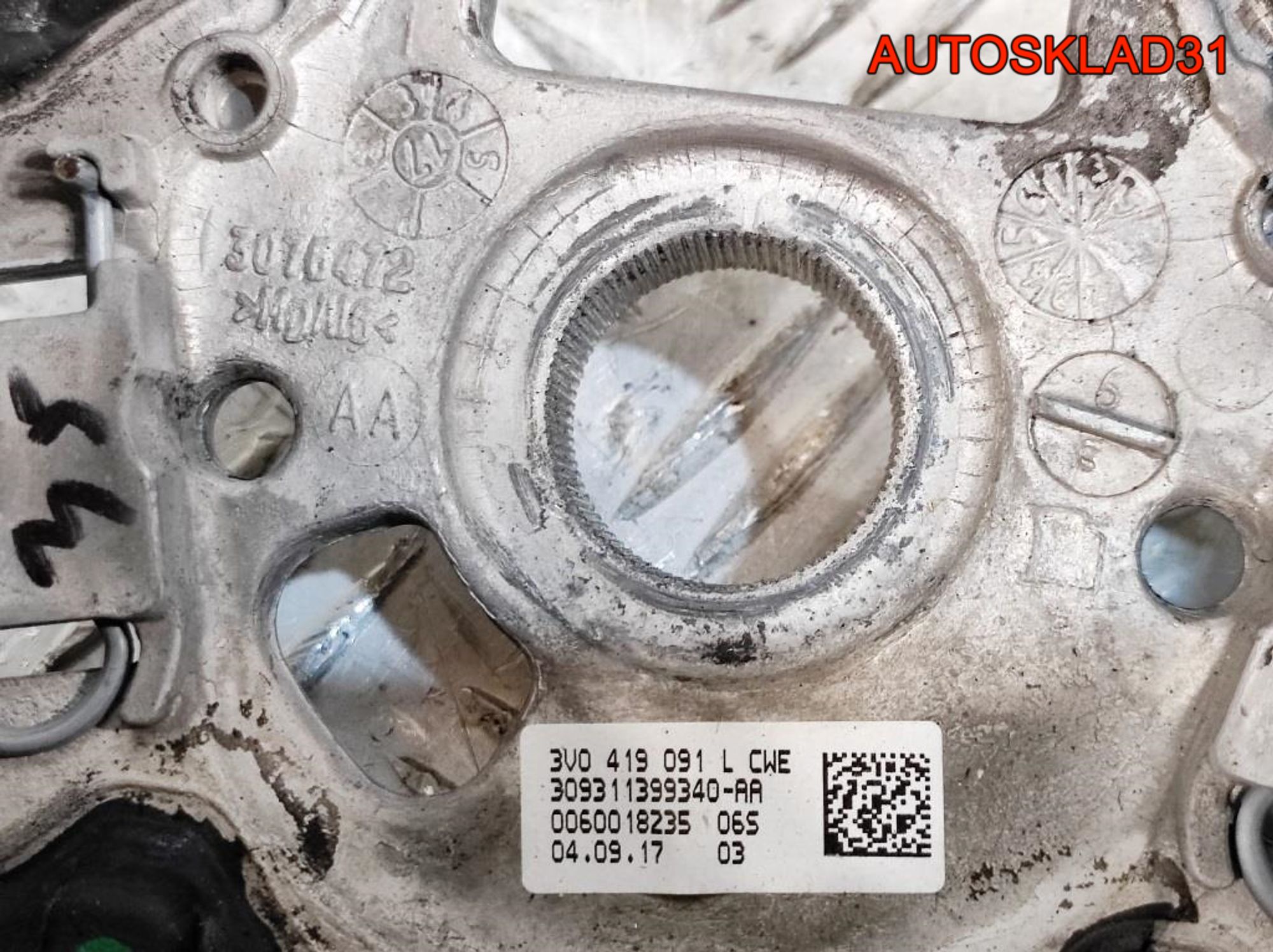 Рулевое колесо Кожа Skoda Rapid 3V0419091L, 15300 рублей, Дубовое