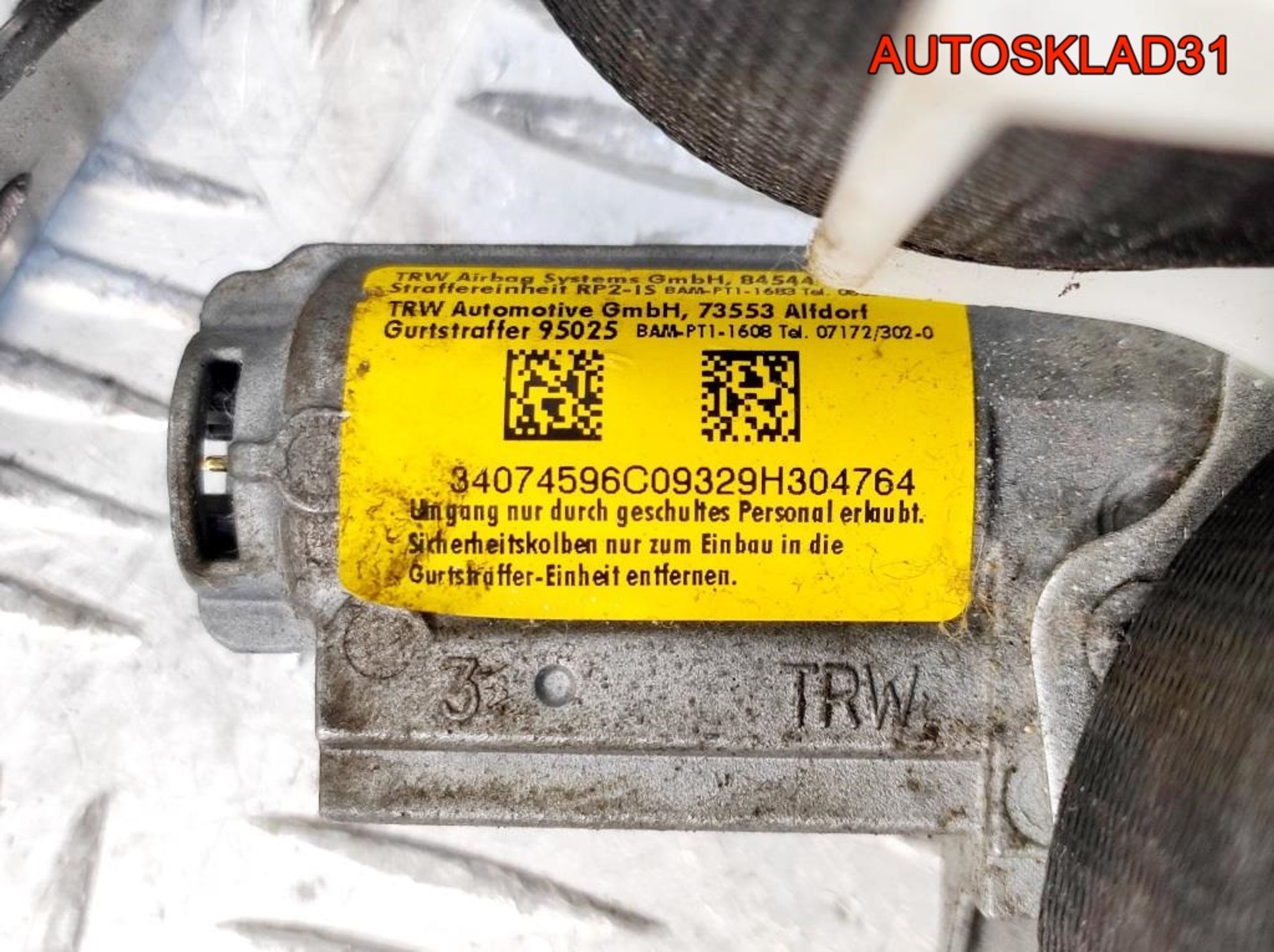 Ремень безопасности передний правый Mercedes X204, 4500 рублей, Дубовое