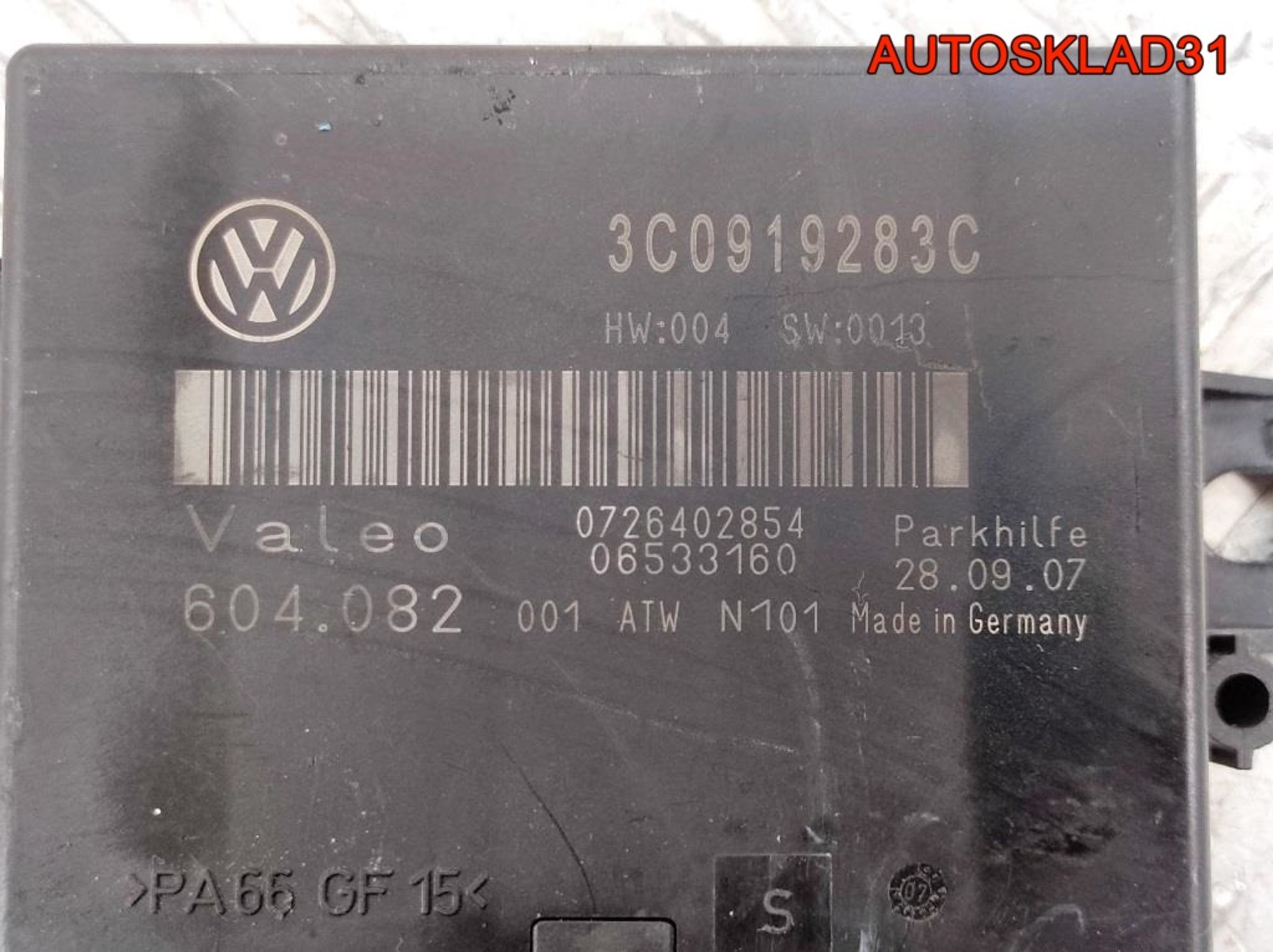 Блок управления парктроником VW Passat B6 3C0919283C, 8000 рублей, Дубовое