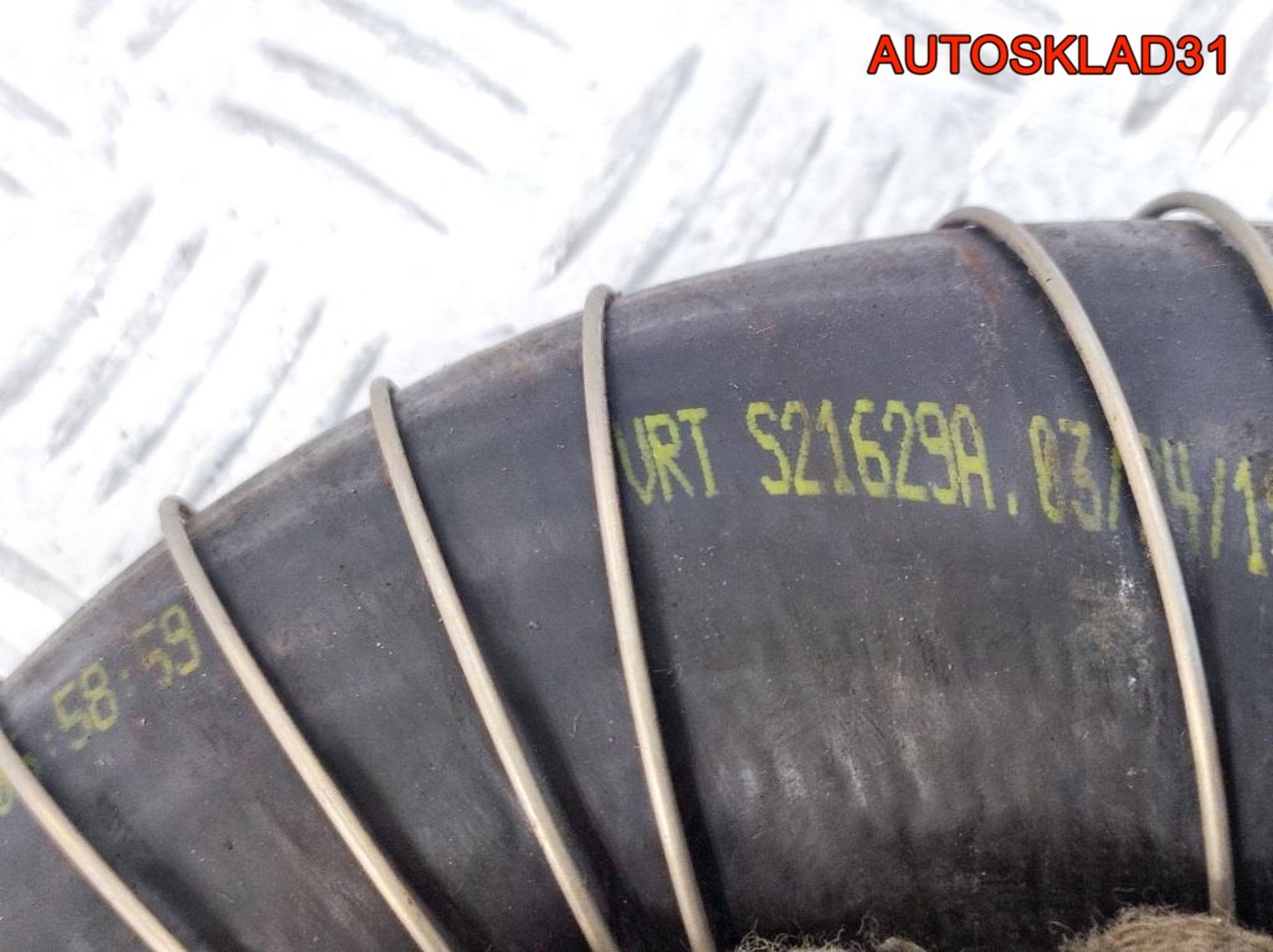 Патрубок интеркулера BMW F30 S21629 B47D20 Дизель, 5700 рублей, Дубовое