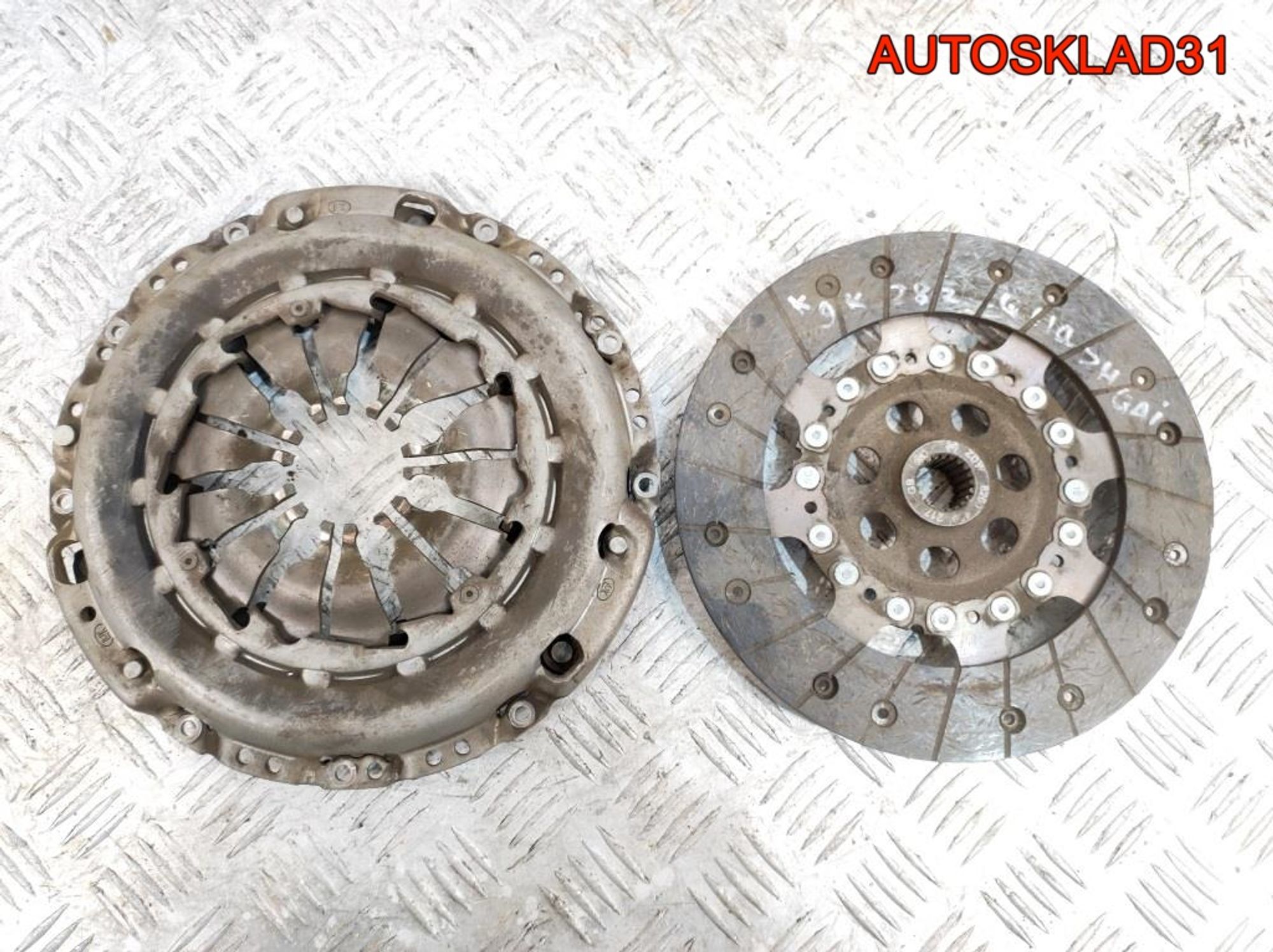 Комплект сцепления Nissan Qashqai J10 1,5 K9K 282 8200450217, 5000 рублей, Дубовое