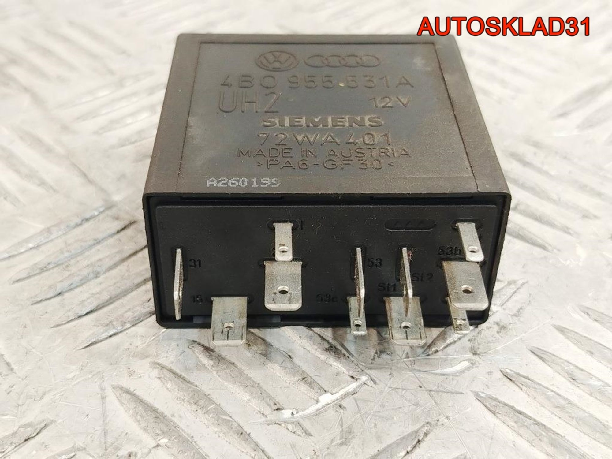 Реле стеклоочистителей VW Passat B5+ 4B0955531A, 1800 рублей, Дубовое