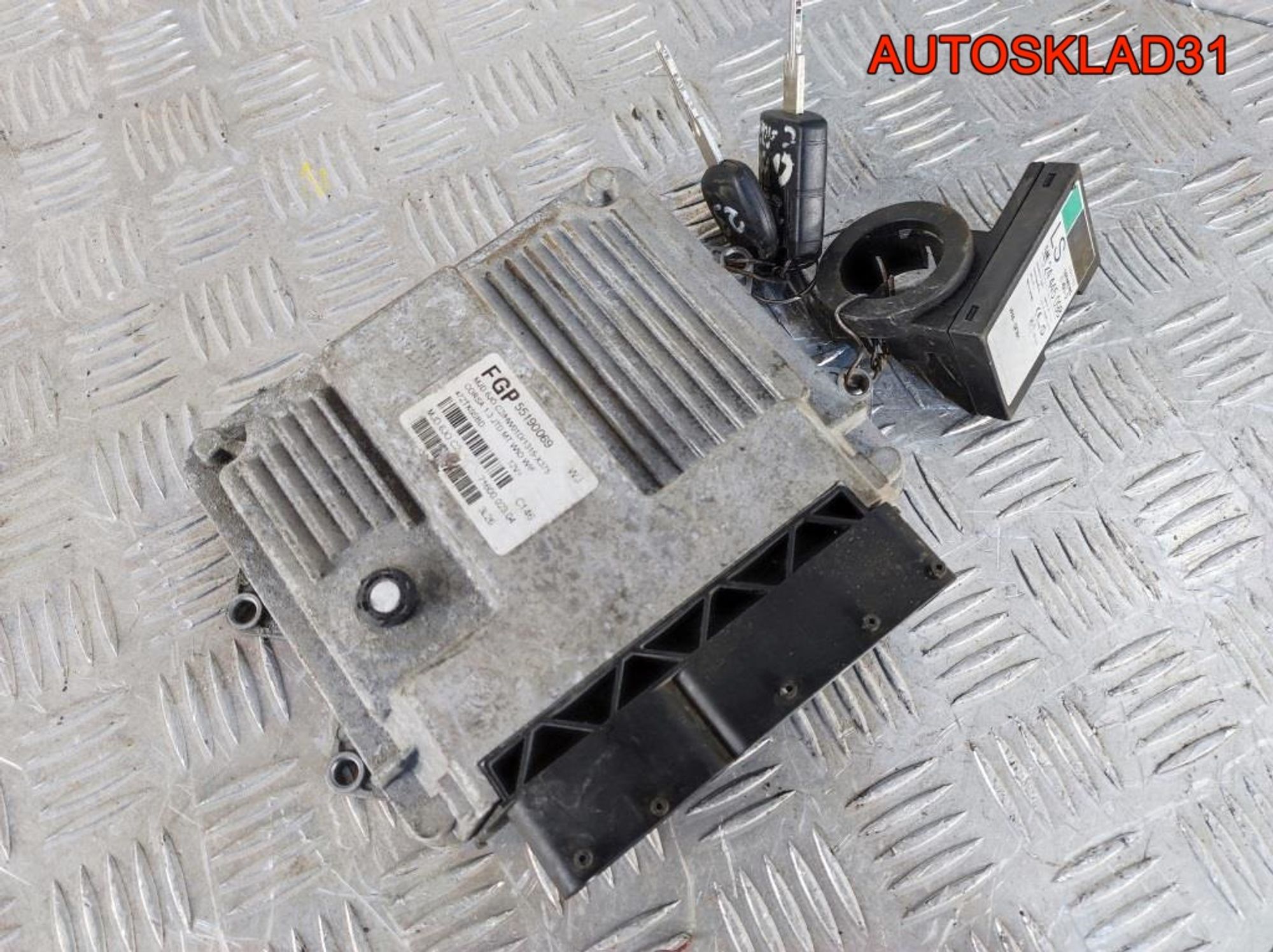 Блок эбу комплект Opel Corsa C 1,3 Z13DT 55190069, 8100 рублей, Дубовое