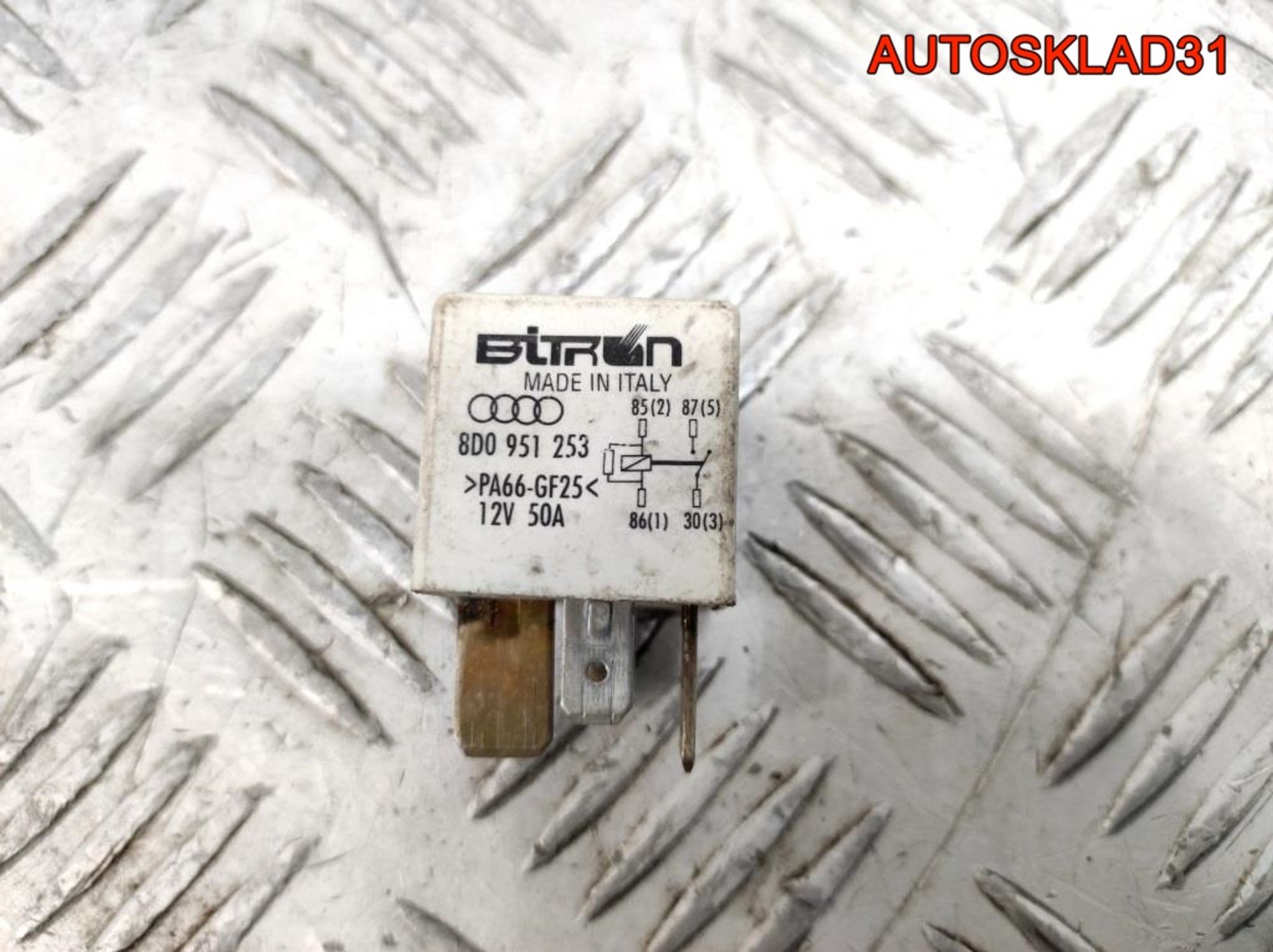 Реле №370 Audi A6 C5 8D0951253, 600 рублей, Дубовое