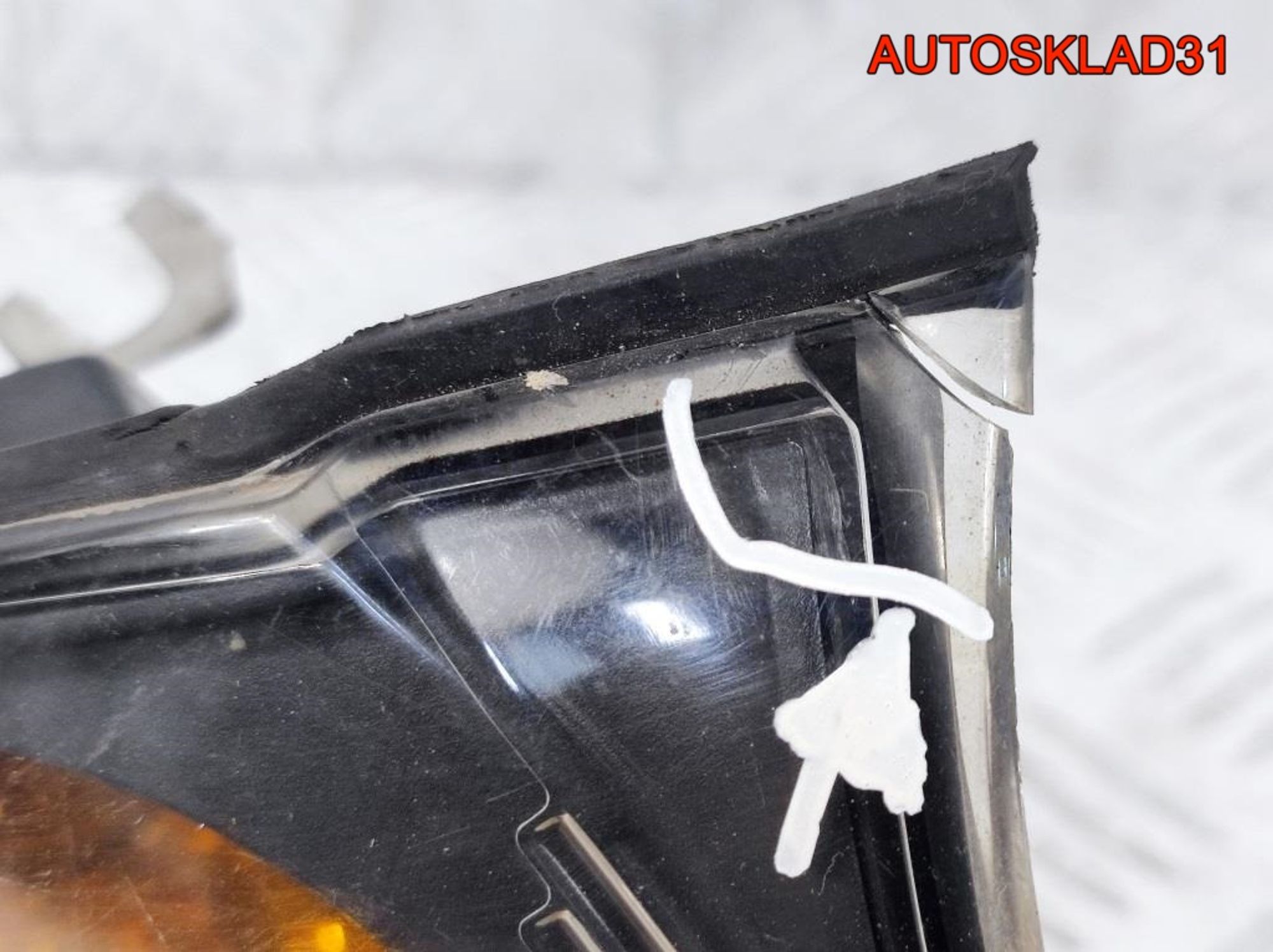 Указатель поворота правый BMW E46 63136910980, 500 рублей, Дубовое