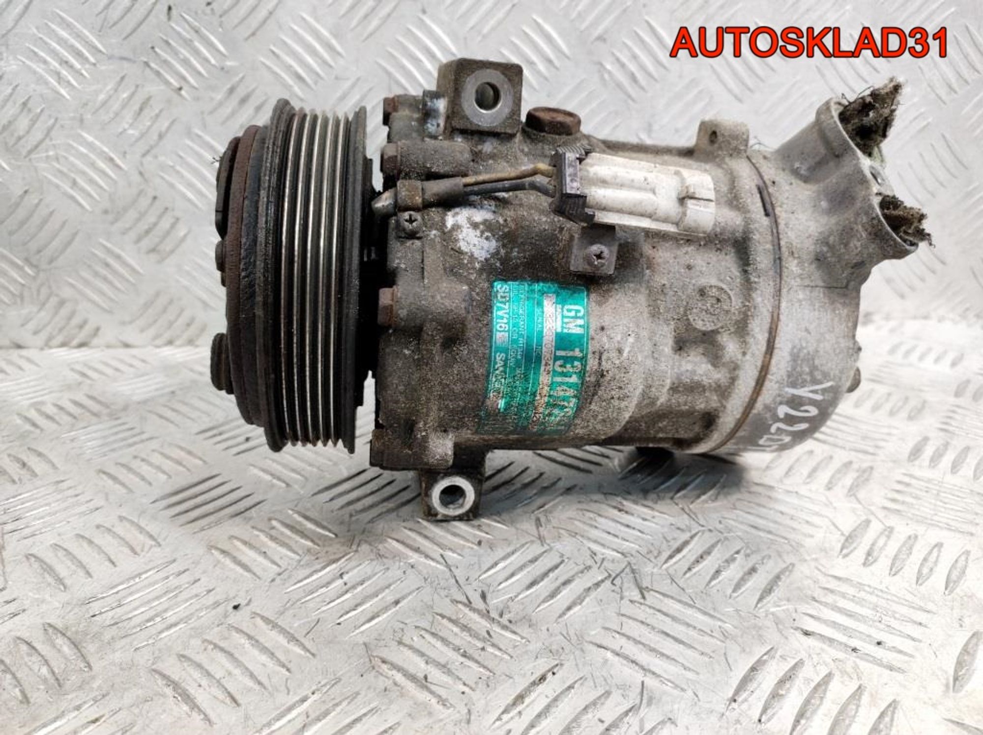Компрессор кондиционера Opel Vectra C 2.2 TDI Y22DTR 13147264, 3500 рублей, Дубовое