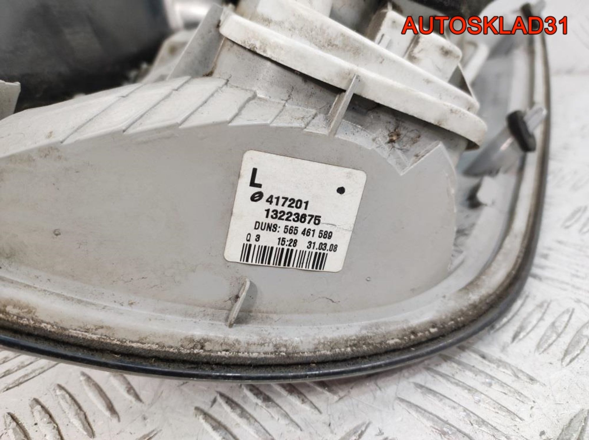 Фонарь задний левый Opel Astra H Рест 13223675 Универсал, 6300 рублей, Дубовое