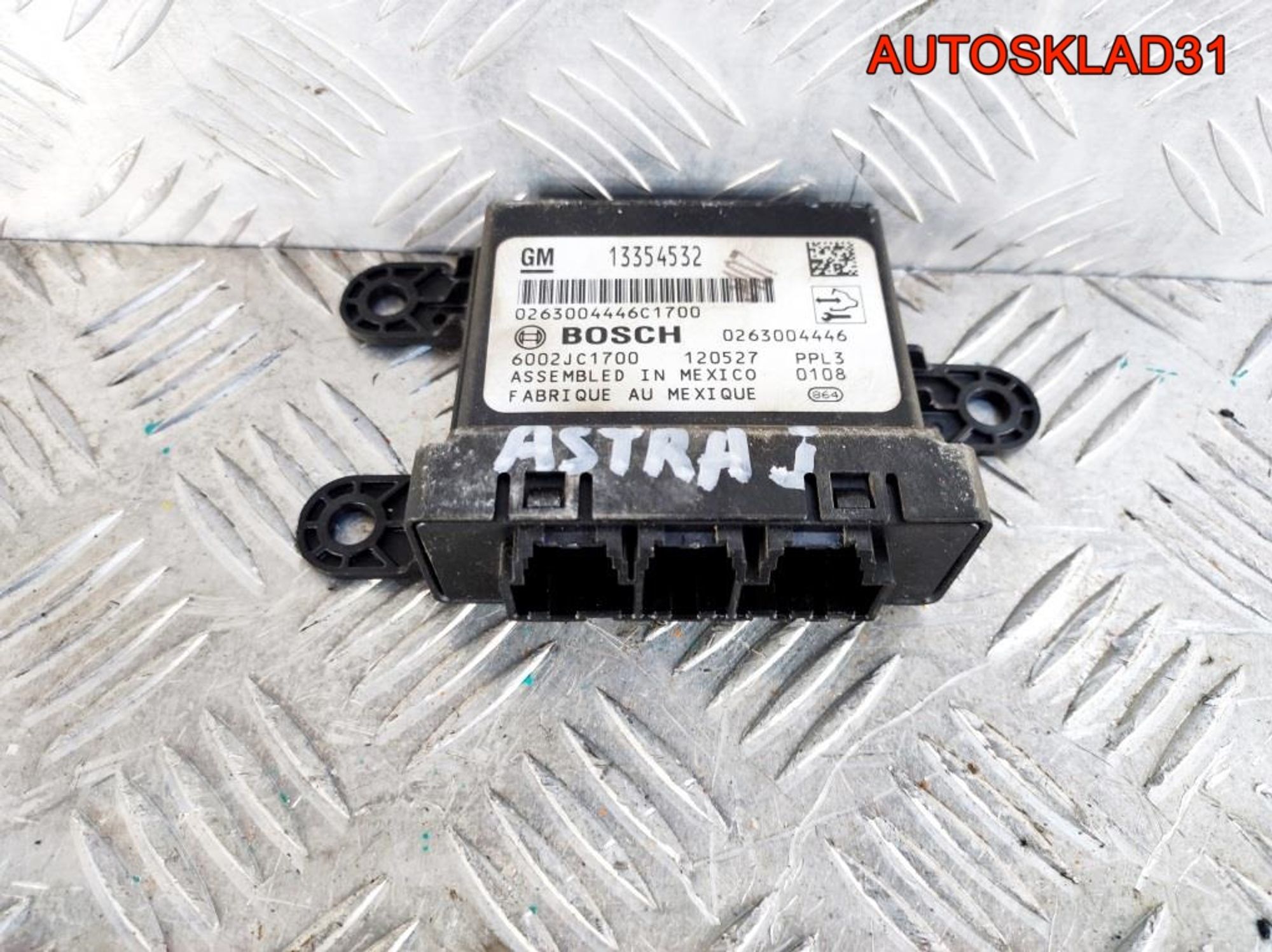 Блок управления парктроником Opel Astra J 13354532, 2300 рублей, Дубовое