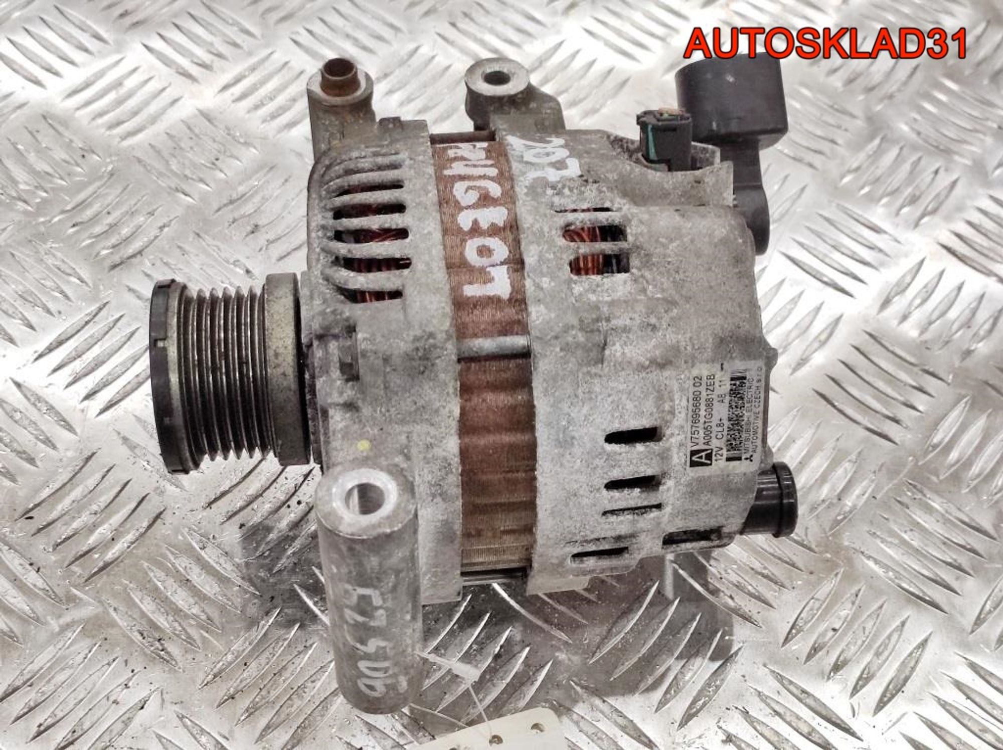 Генератор Peugeot 207 1,4 Бензин V757695680 (Р), 6000 рублей, Дубовое