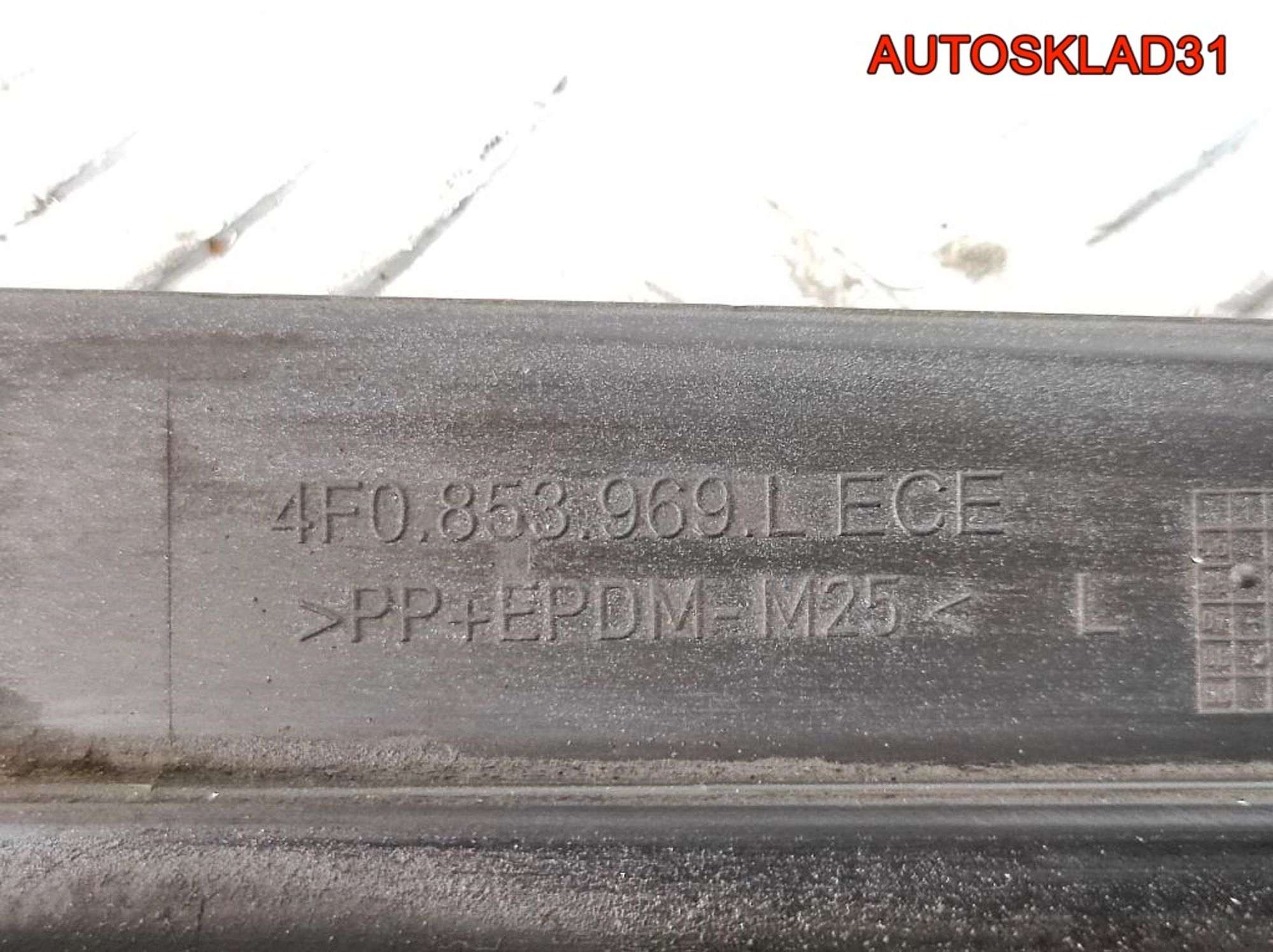 Молдинг задней левой двери Audi A6 C6 4F0853969L, 2300 рублей, Дубовое