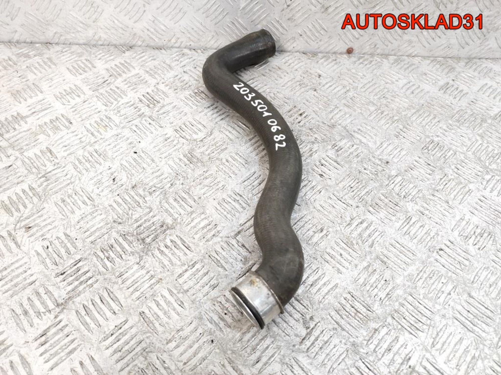 Патрубок радиатора Mercedes W203 2.2 Дизель A2035010682, 1000 рублей, Дубовое