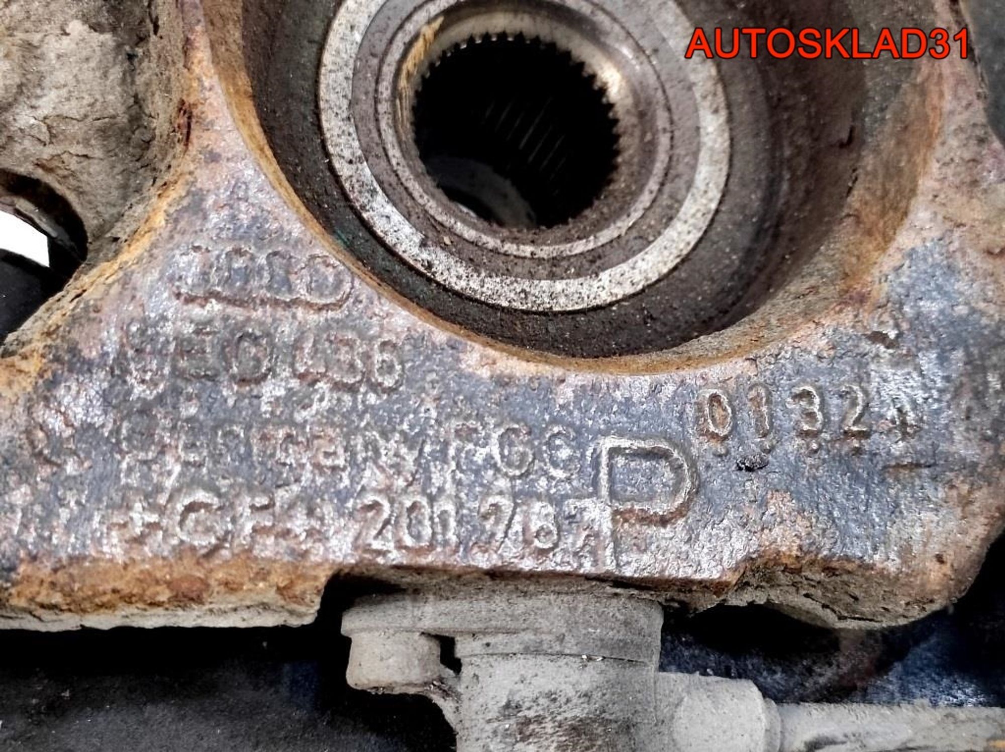 Кулак поворотный задний левый 4WD Audi A4 B6 8E0505436, 1200 рублей, Дубовое