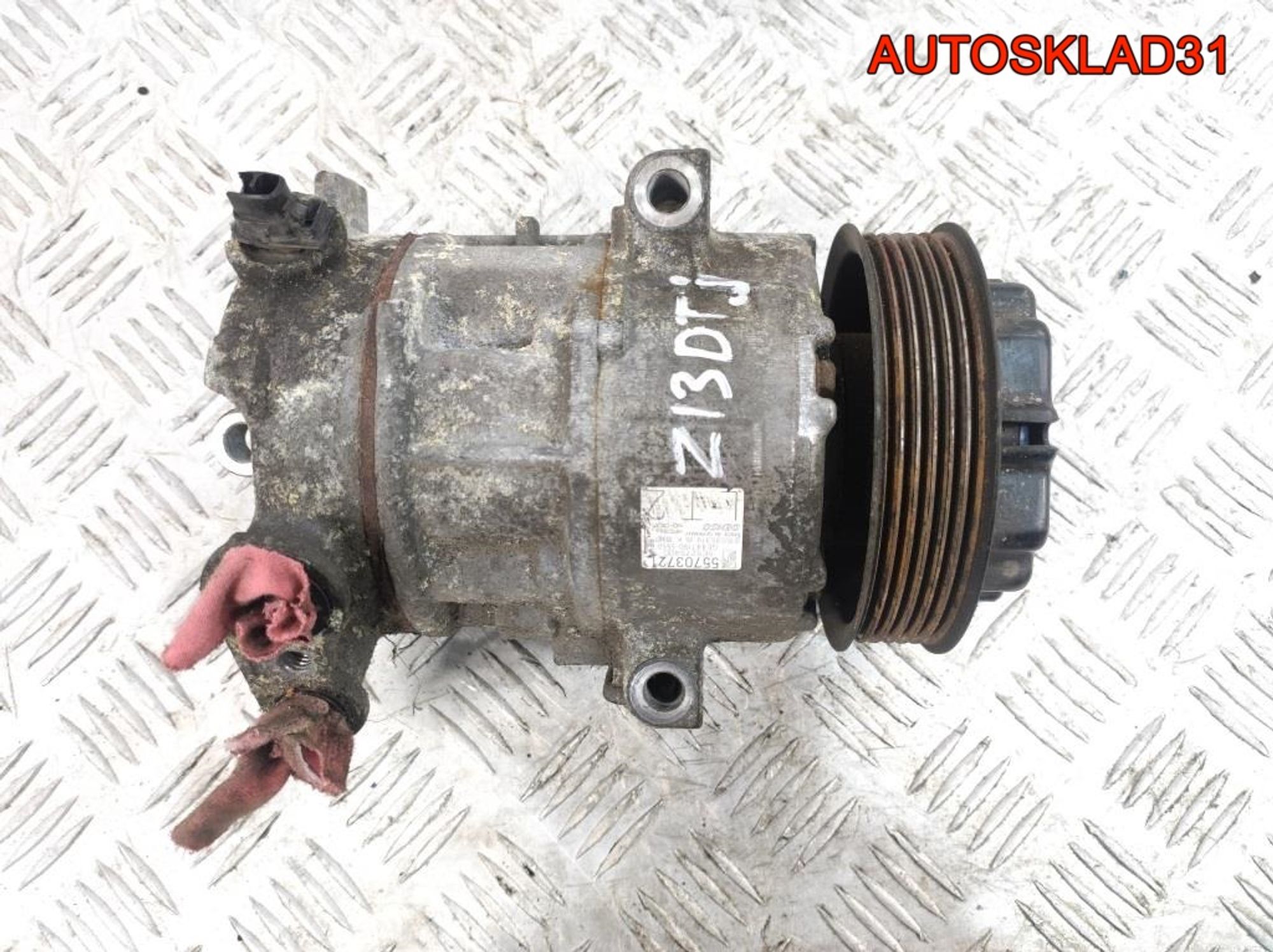 Компрессор кондиционера Opel Corsa D 1,3 Z13DTJ 55703721, 7000 рублей, Дубовое