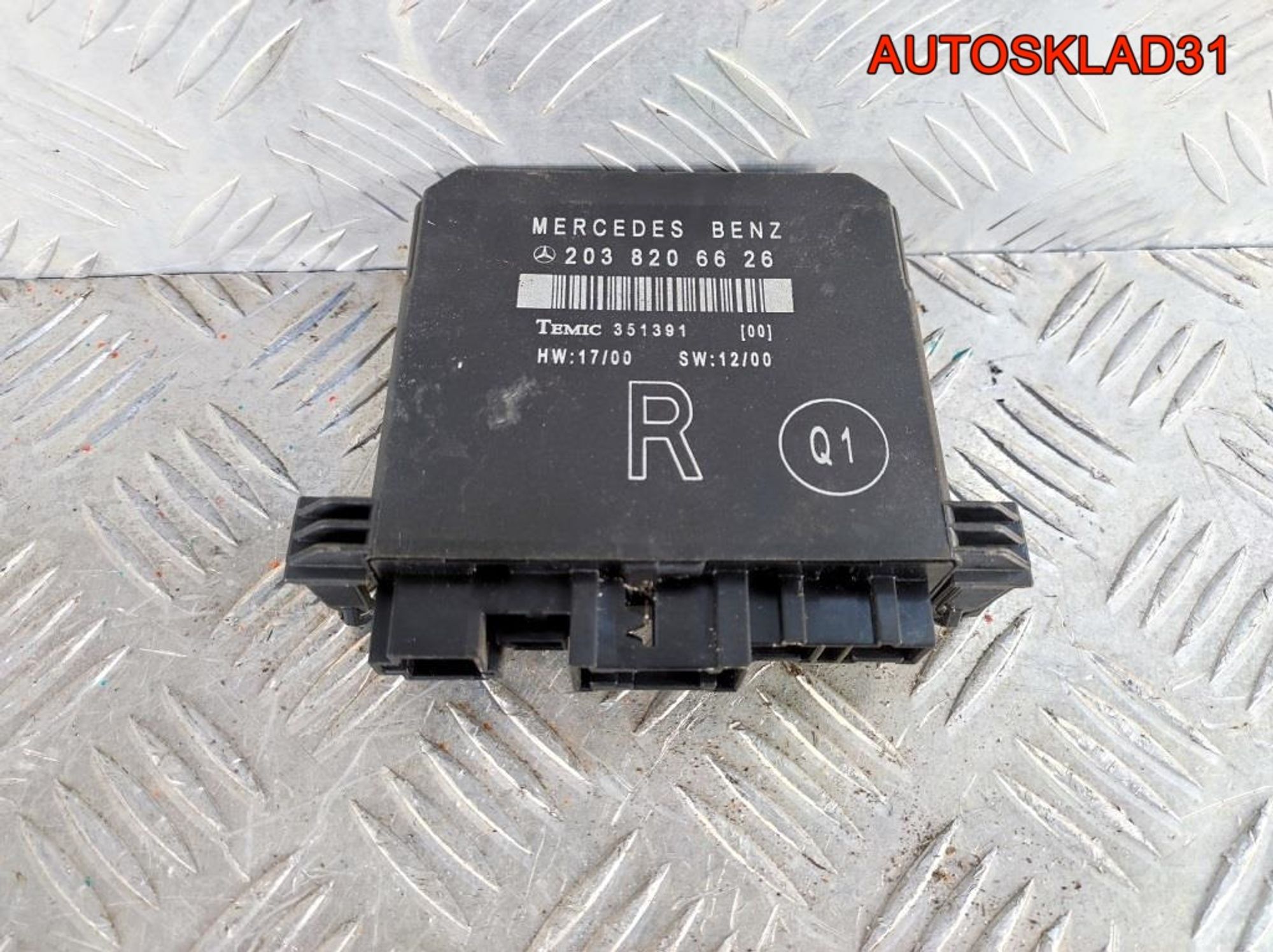 Блок комфорта з/п двери Mercedes W203 A2038206626, 1100 рублей, Дубовое