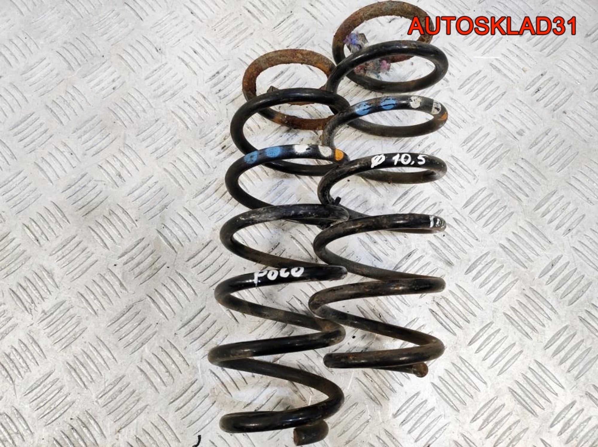 Пружина задняя комплект Volkswagen Polo 2001-2009, 1800 рублей, Дубовое