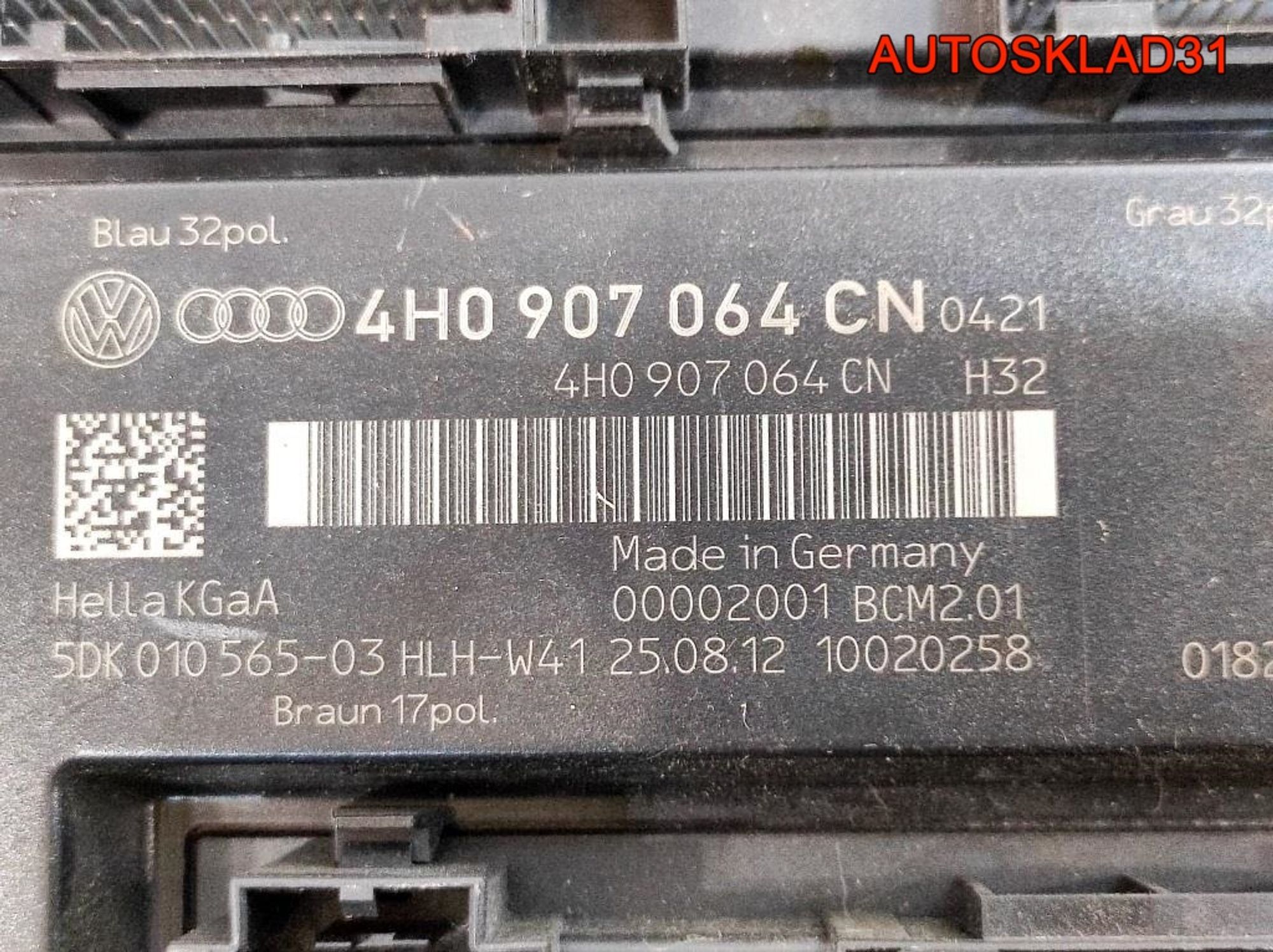 Блок комфорта Audi A6 C7 4G 4H0907064CN, 2800 рублей, Дубовое