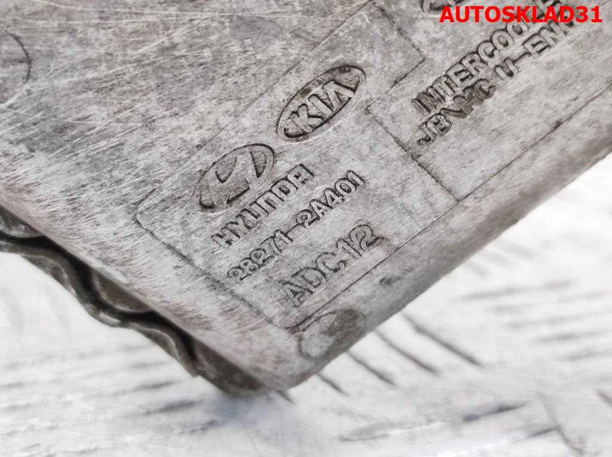 Интеркулер Kia Rio 1,5 D4FA Дизель 282712A401, 2000 рублей, Дубовое
