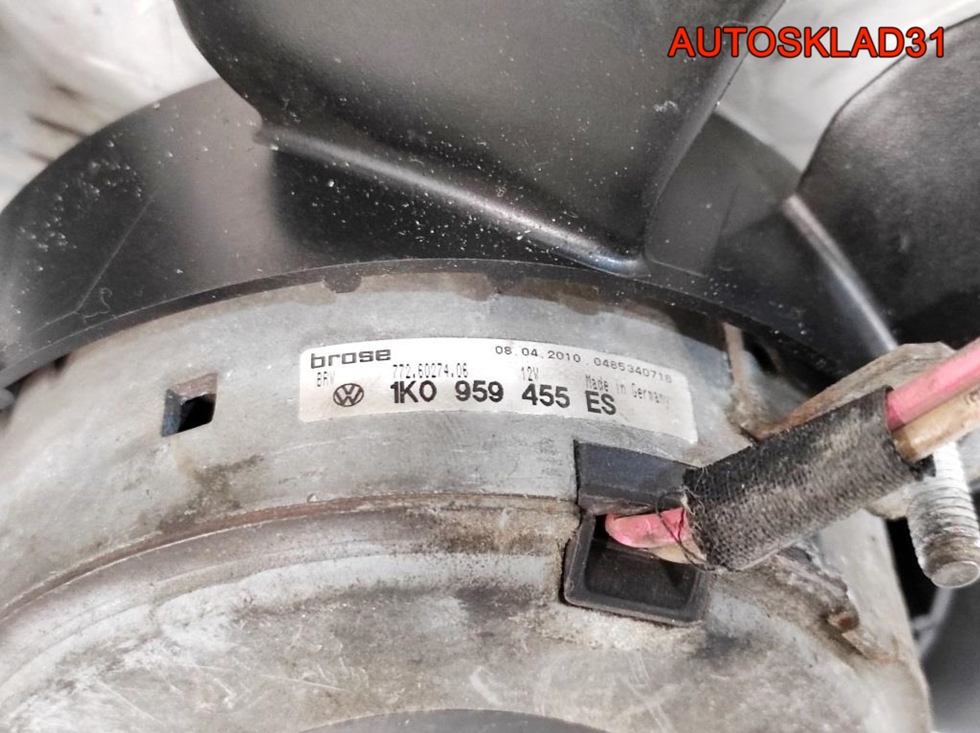 Вентилятор радиатора Дефект VW Golf 5 1K0959455ES, 1000 рублей, Дубовое