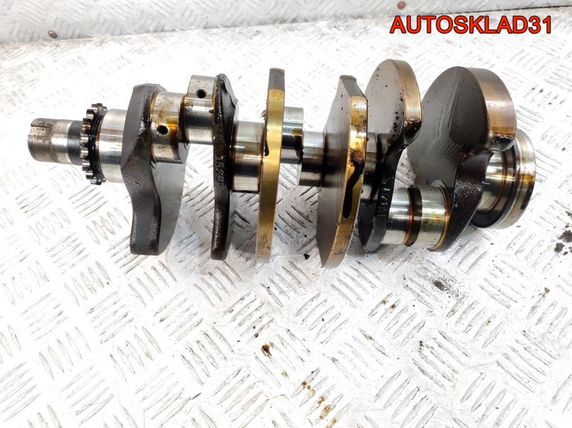 Коленвал Audi A6 C5 2,4 ARJ Бензин 078105019N, 9000 рублей, Дубовое