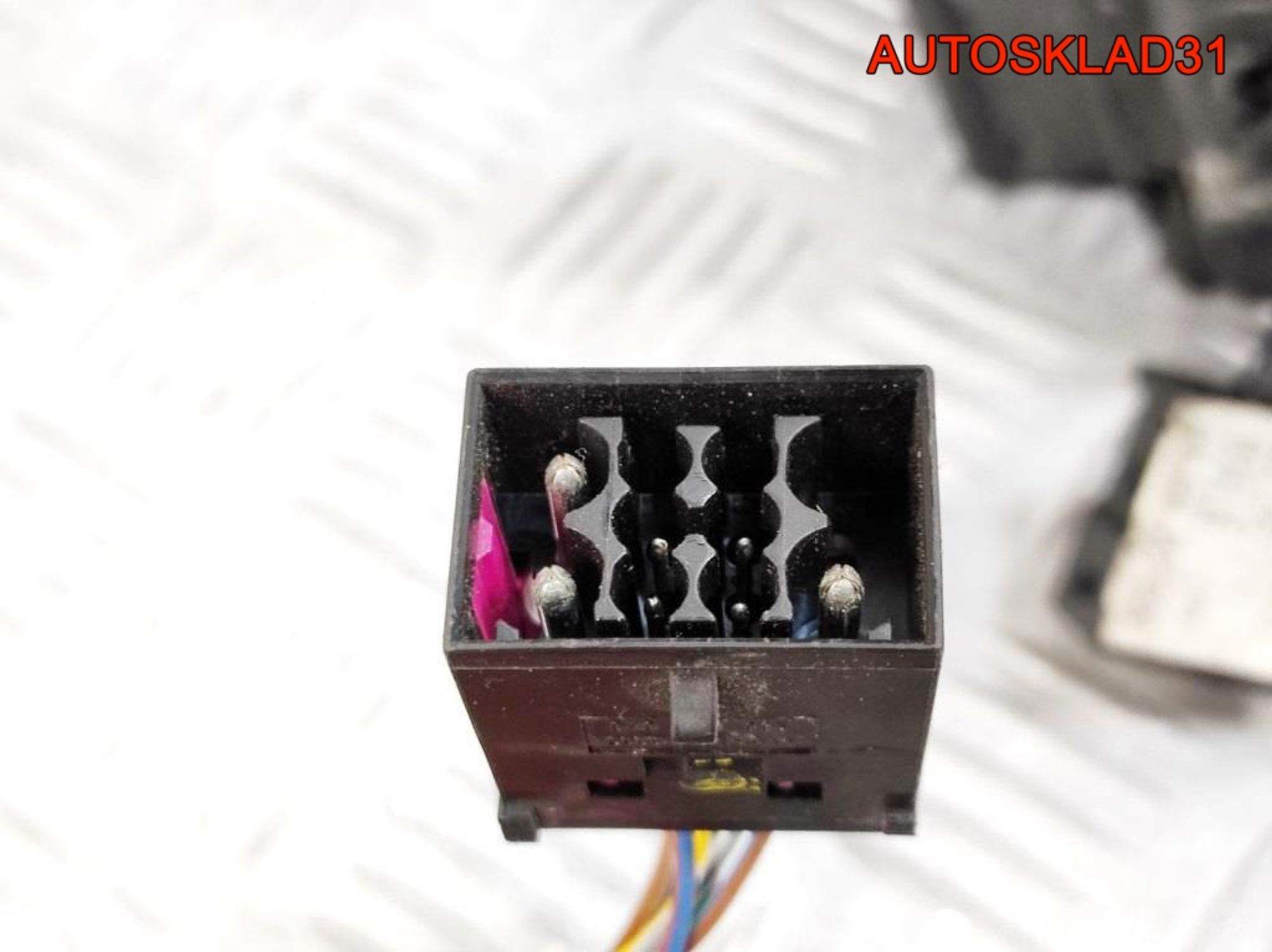 Зеркало левое 11 контактов Audi A6 C5 Рестайлинг, 6300 рублей, Дубовое