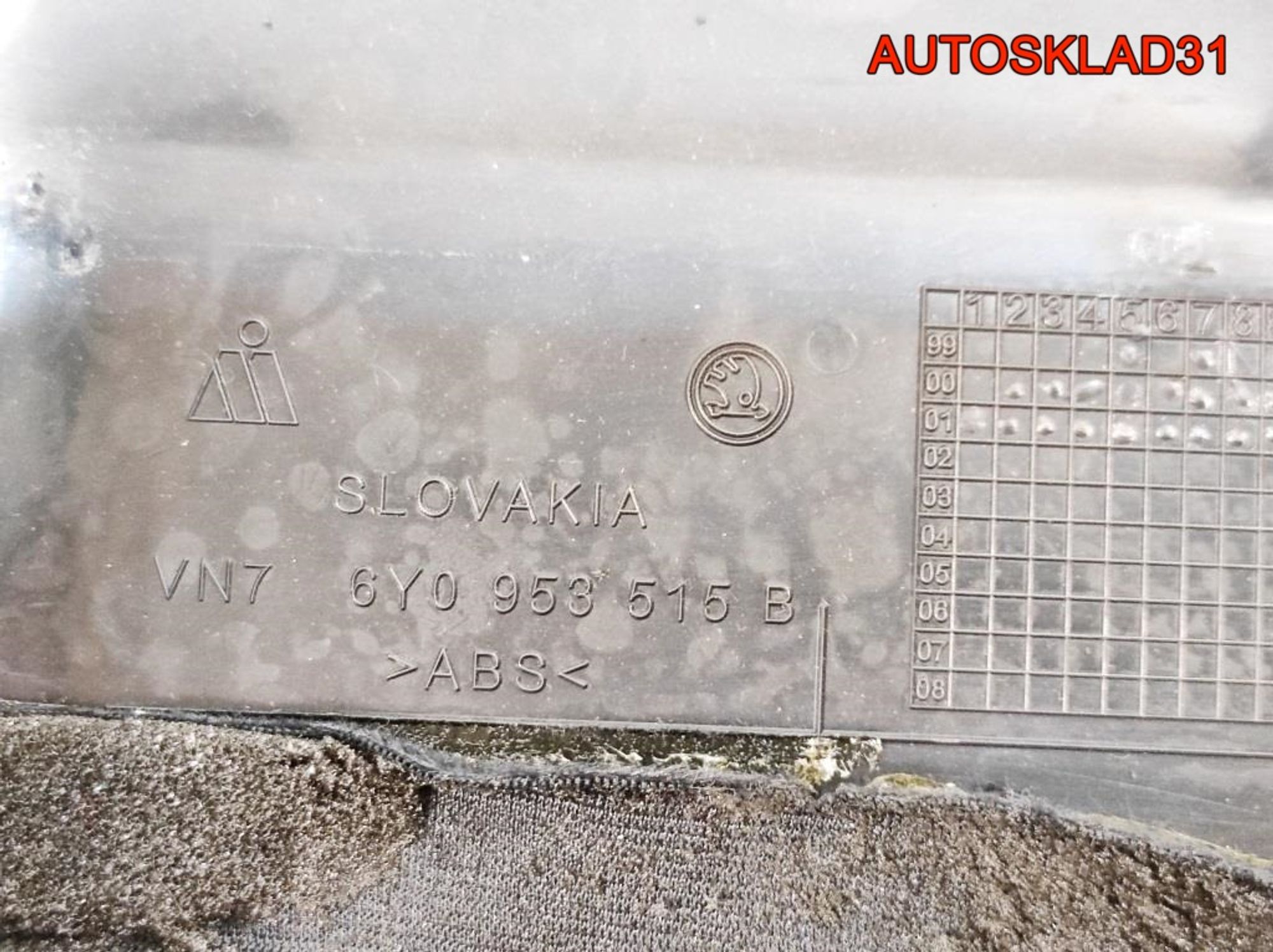 Кожух рулевой колонки Skoda Fabia 1 6Y0953515B, 900 рублей, Дубовое