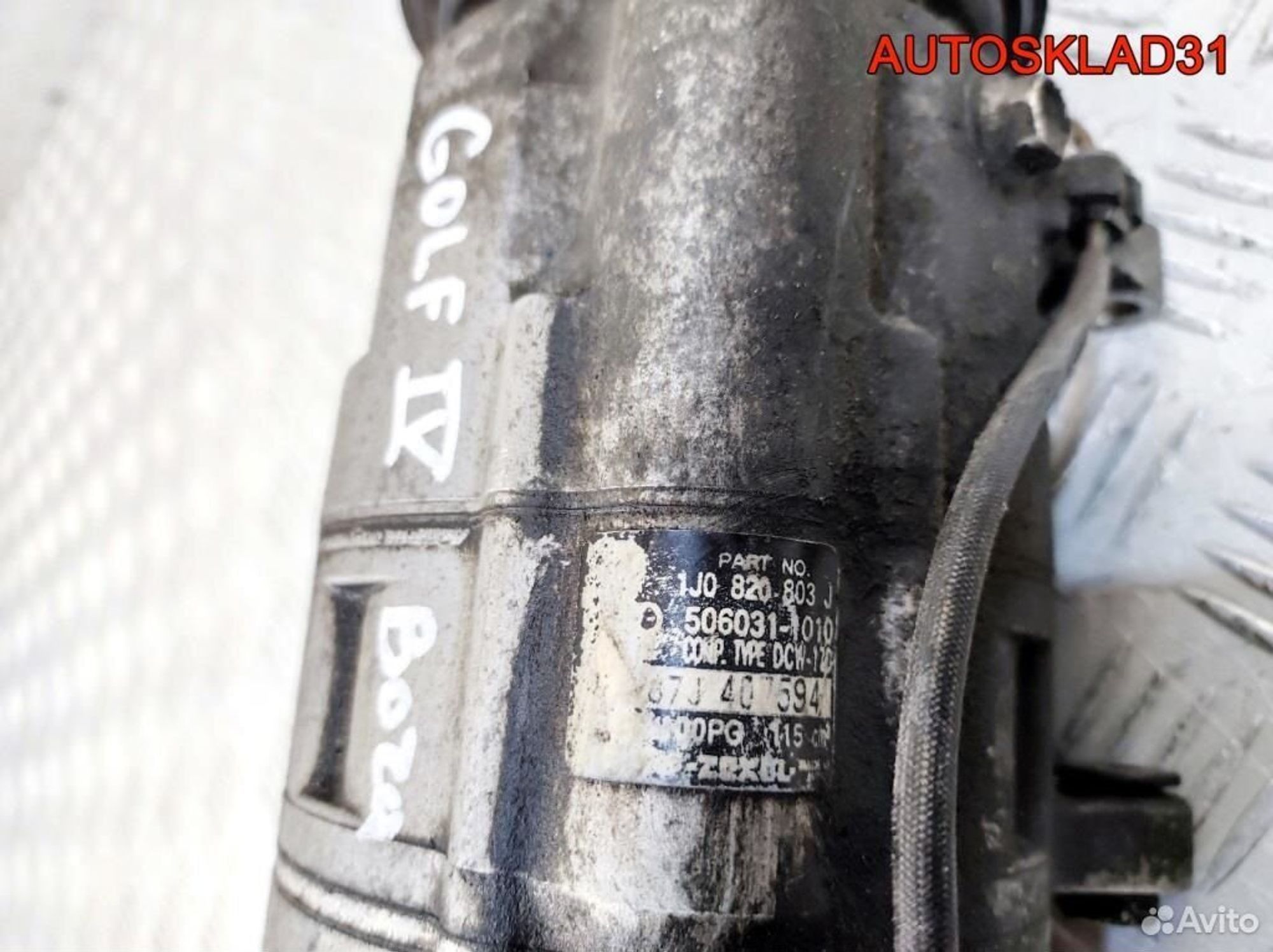 Компрессор кондиционера VW Golf 4 1J0820803J, 5900 рублей, Дубовое