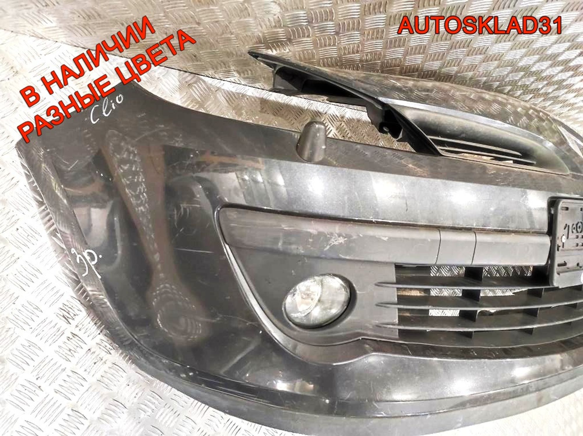 Бампер передний Renault Clio 3 8200402106 (Р), 14000 рублей, Дубовое