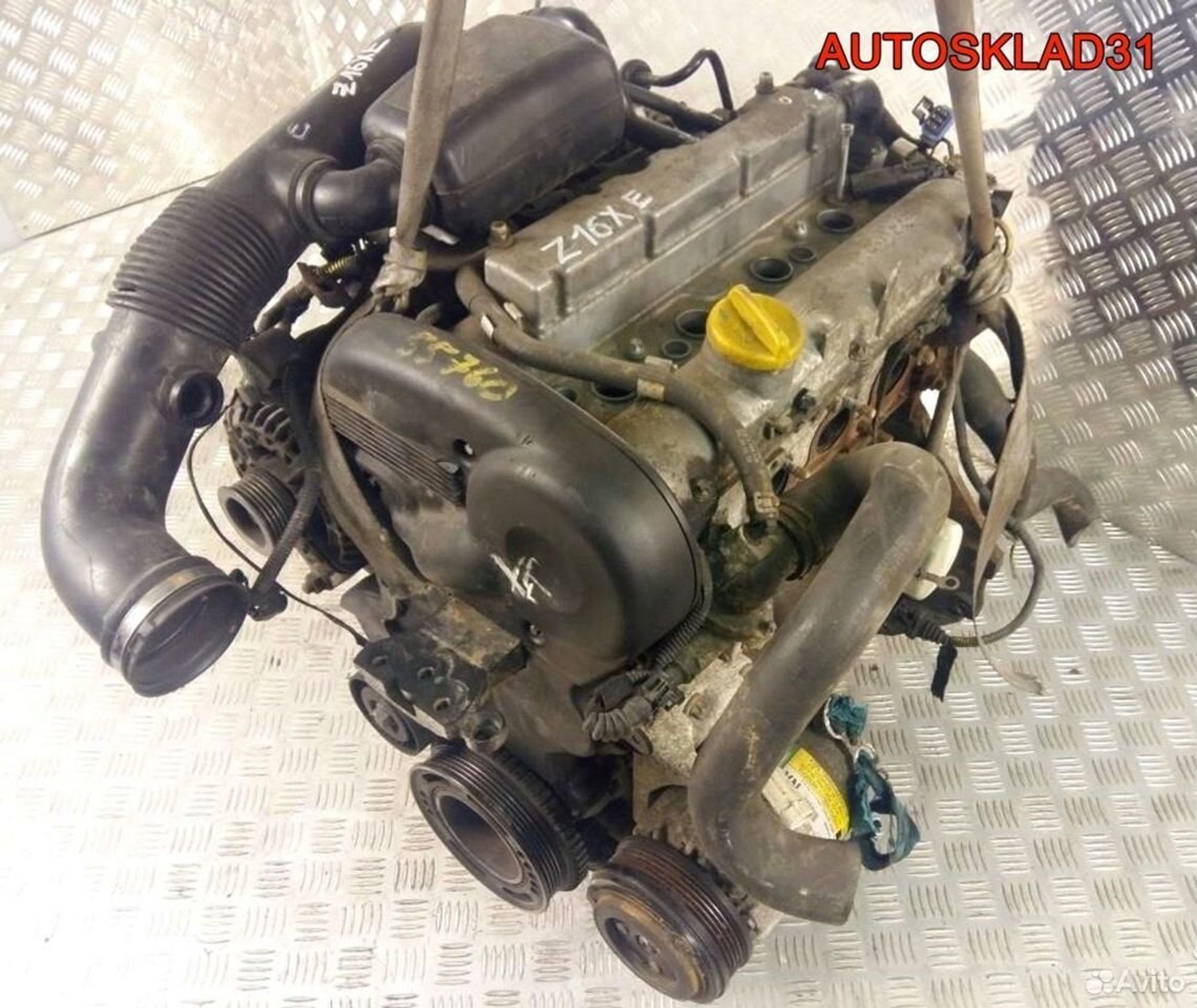 Двигатель в сборе Opel Astra G (1998—2009) 2003, 80000 рублей, Дубовое