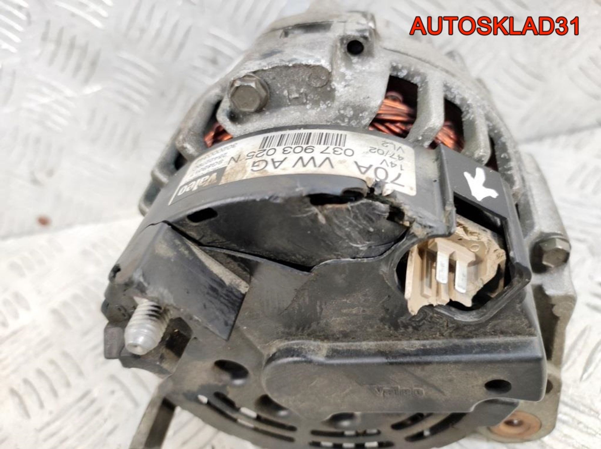 Генератор 70A VW Polo 1,4 BBY 037903025N Бензин, 3600 рублей, Дубовое