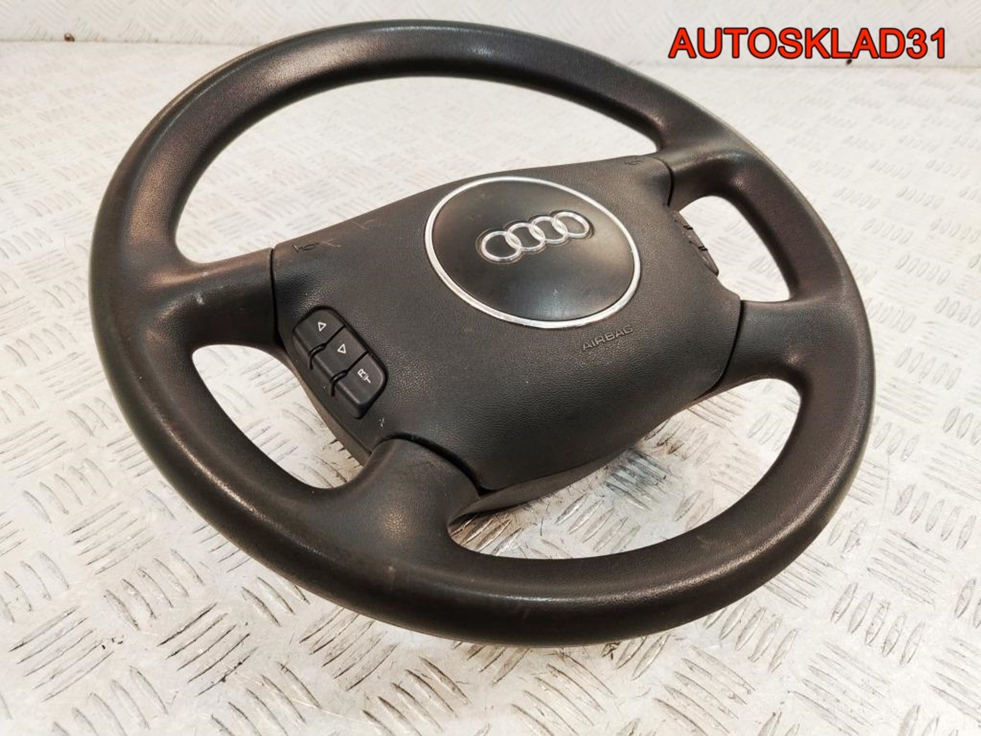 Рулевое колесо с AIR BAG Audi A4 B6 8E0419091BR, 4500 рублей, Дубовое