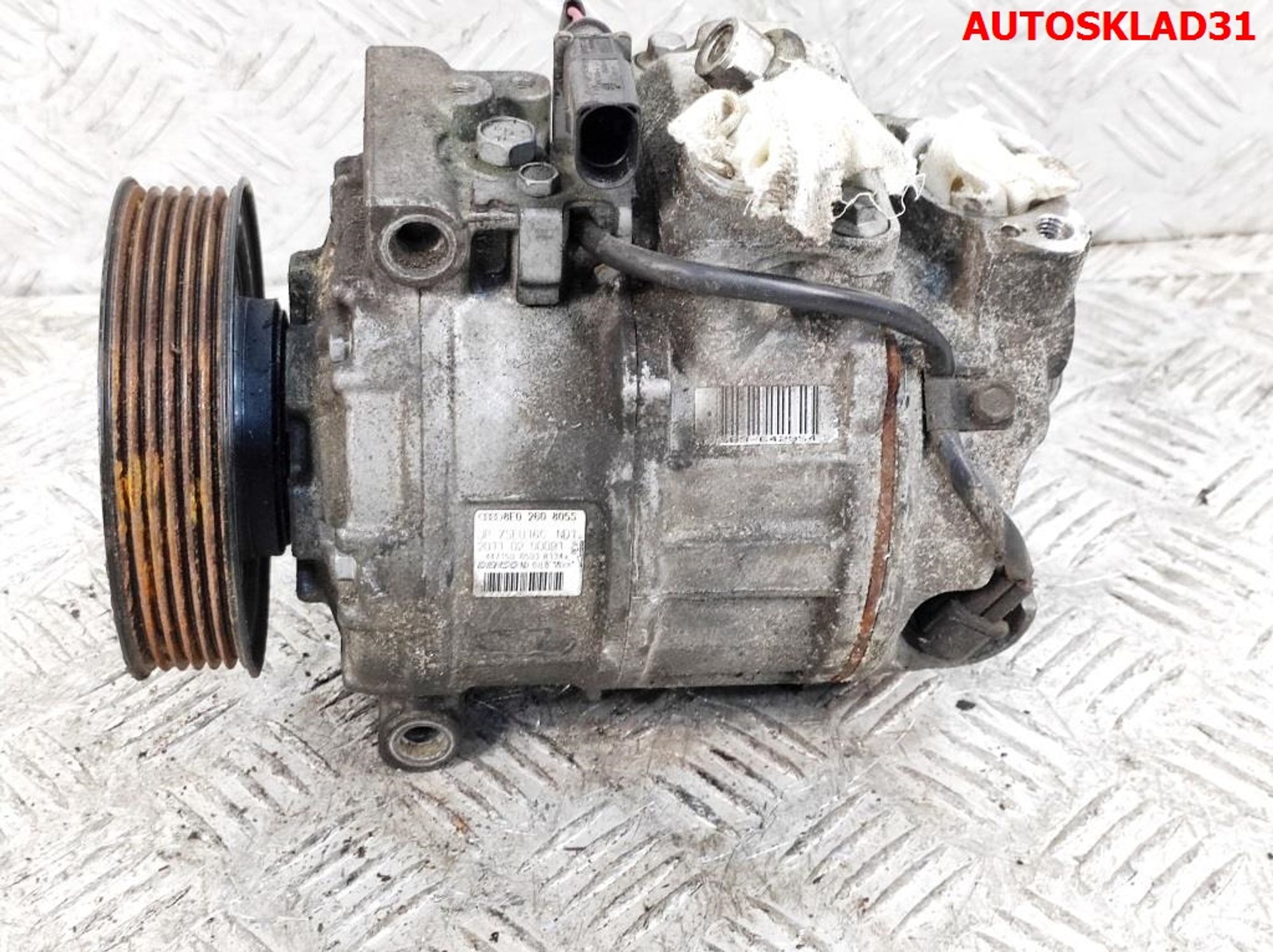 Компрессор кондиционера Audi A4 B6 8E0260805S, 10000 рублей, Дубовое