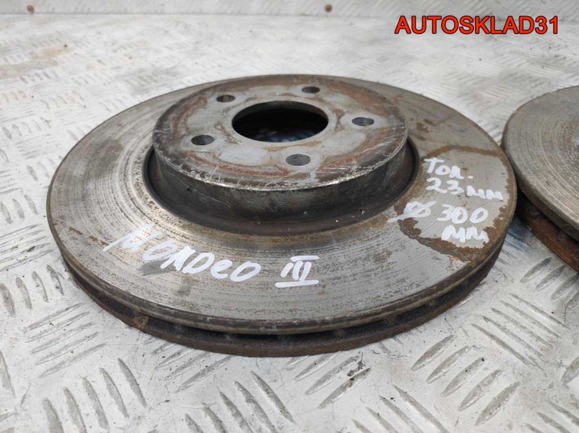 Диск тормозной передний Комплект Ford Mondeo 3, 3300 рублей, Дубовое