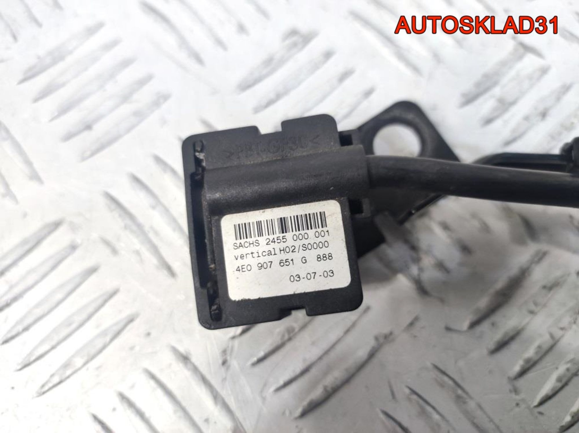 Датчик ускорения пневмоподвески Audi A8 4E0907651G, 900 рублей, Дубовое