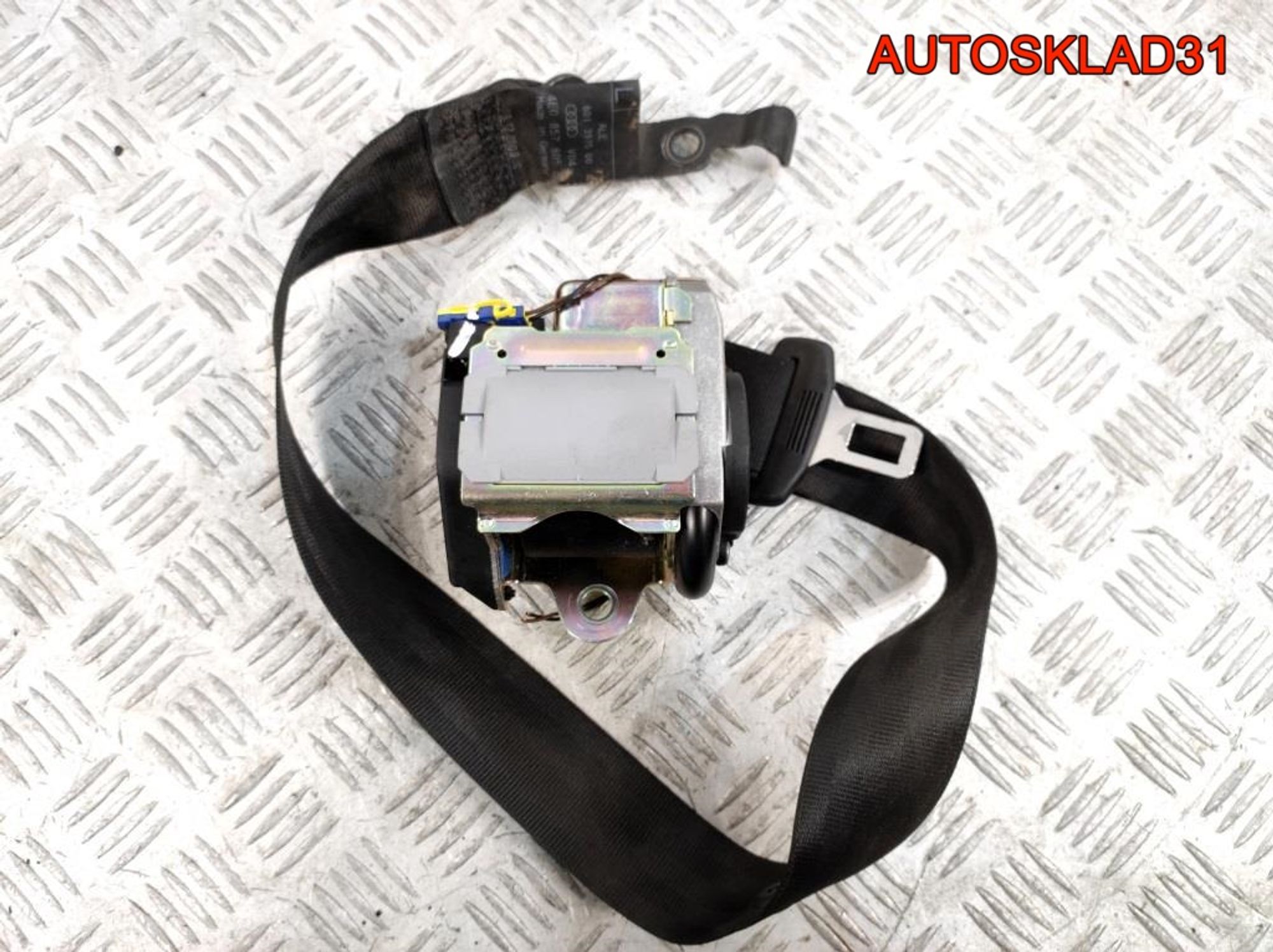 Ремень безопасности задний левый Audi A8 D3 4E0857805B, 1100 рублей, Дубовое