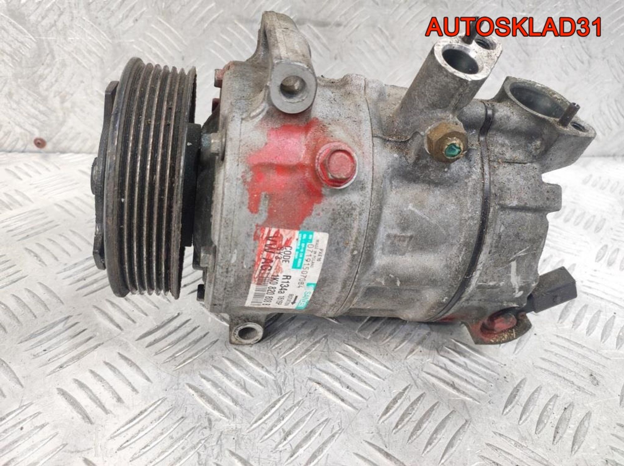 Компрессор кондиционера VW Passat B6 2,0 BMP 1K0820808B, 13500 рублей, Дубовое