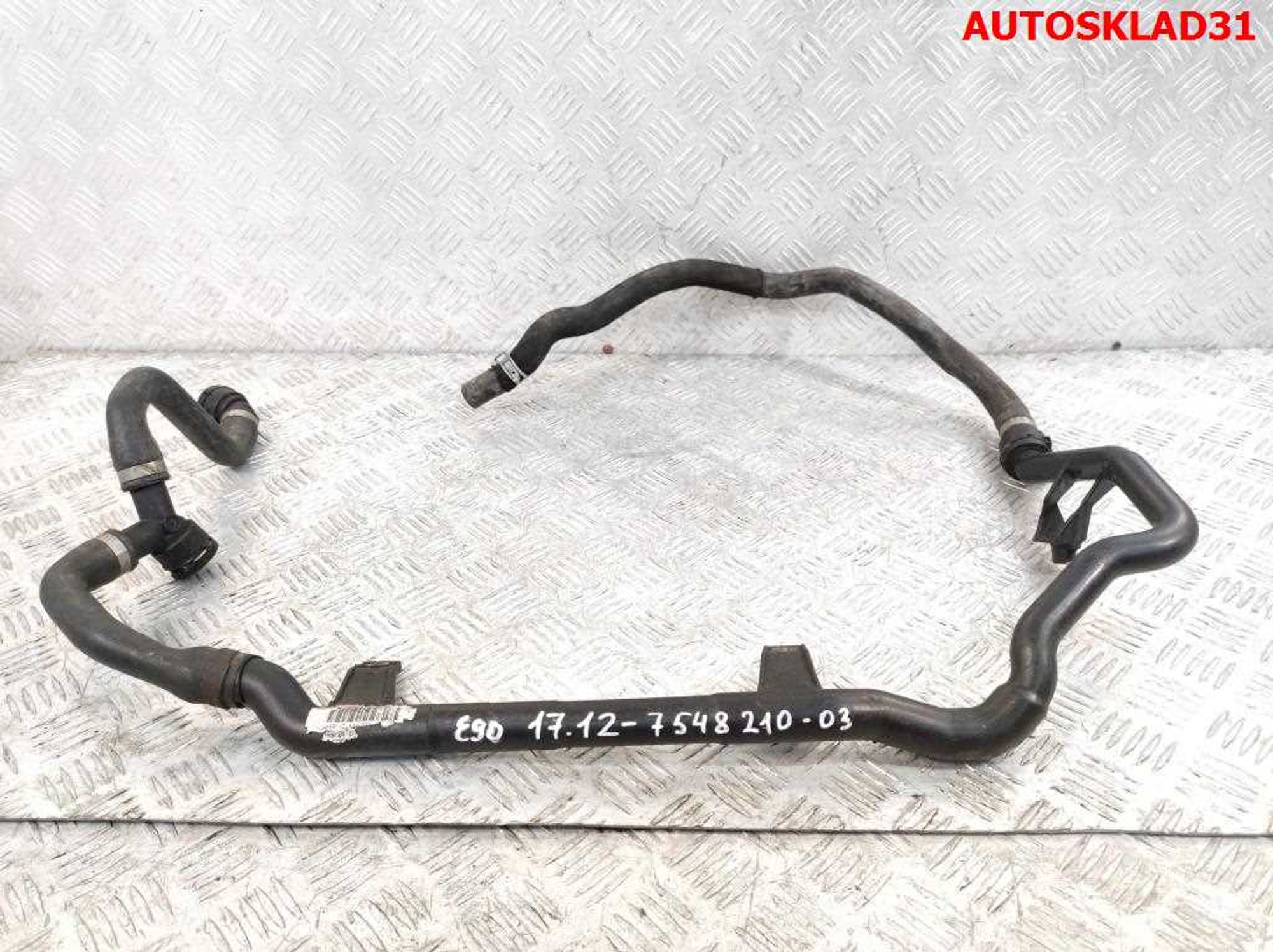 Трубка охлаждающей жидкости BMW E90 2,0 Бензин 17127548210, 3000 рублей, Дубовое