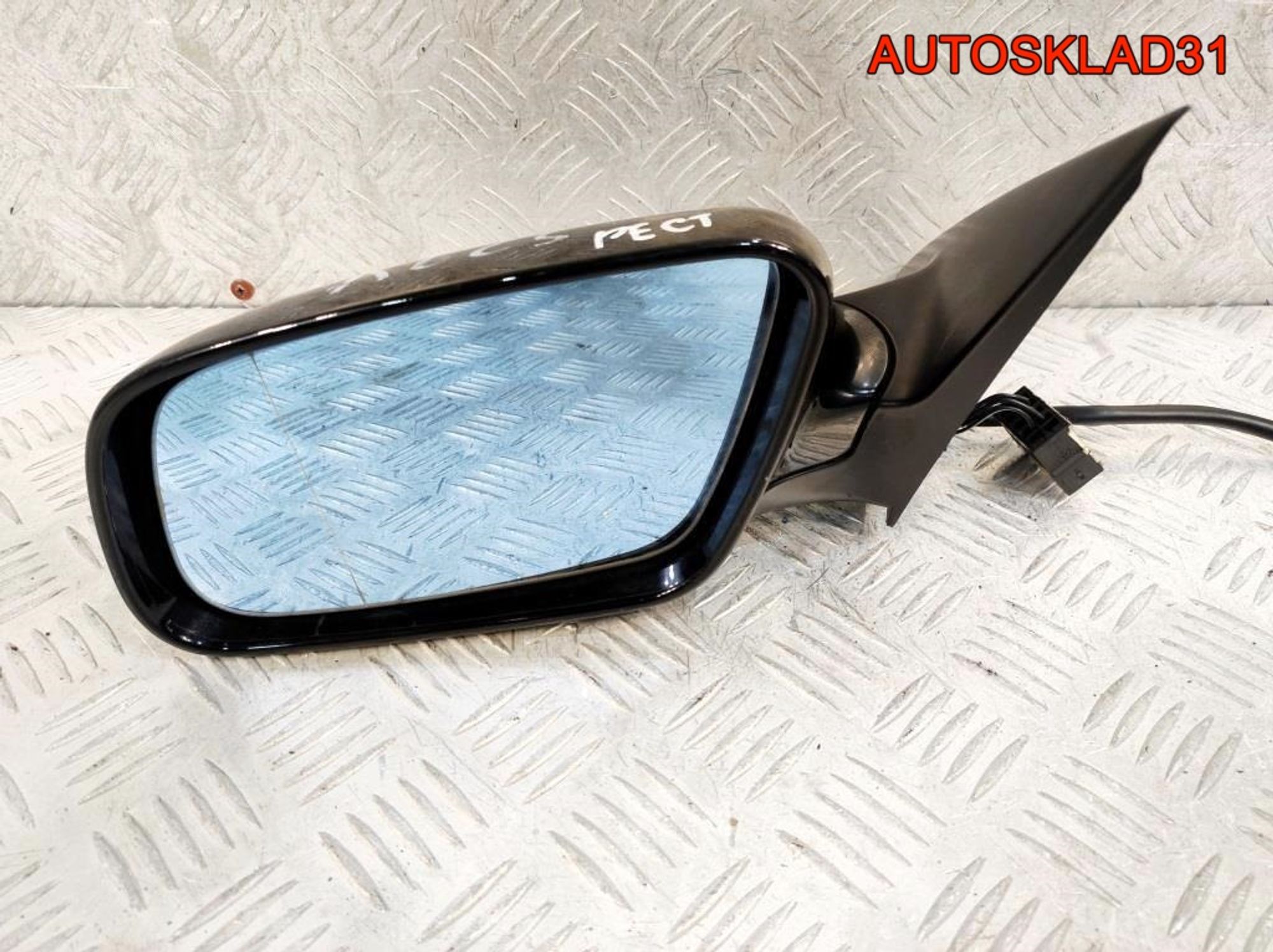 Зеркало левое 11 контактов Audi A6 C5 Рестайлинг, 6300 рублей, Дубовое